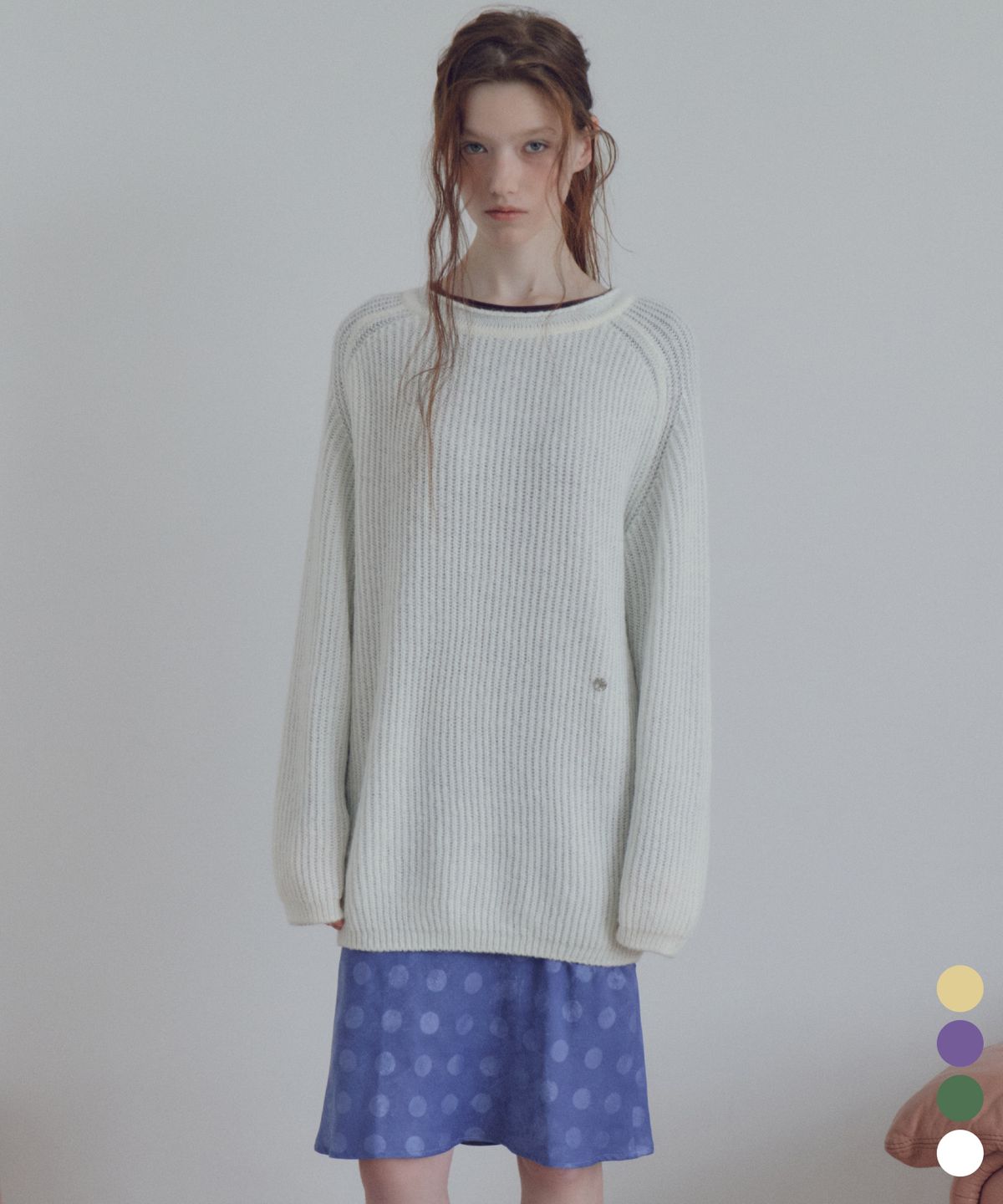 씨타(CITTA) Daily Soft Relaxed Boat-Neck Knit_CTK282(4color)
