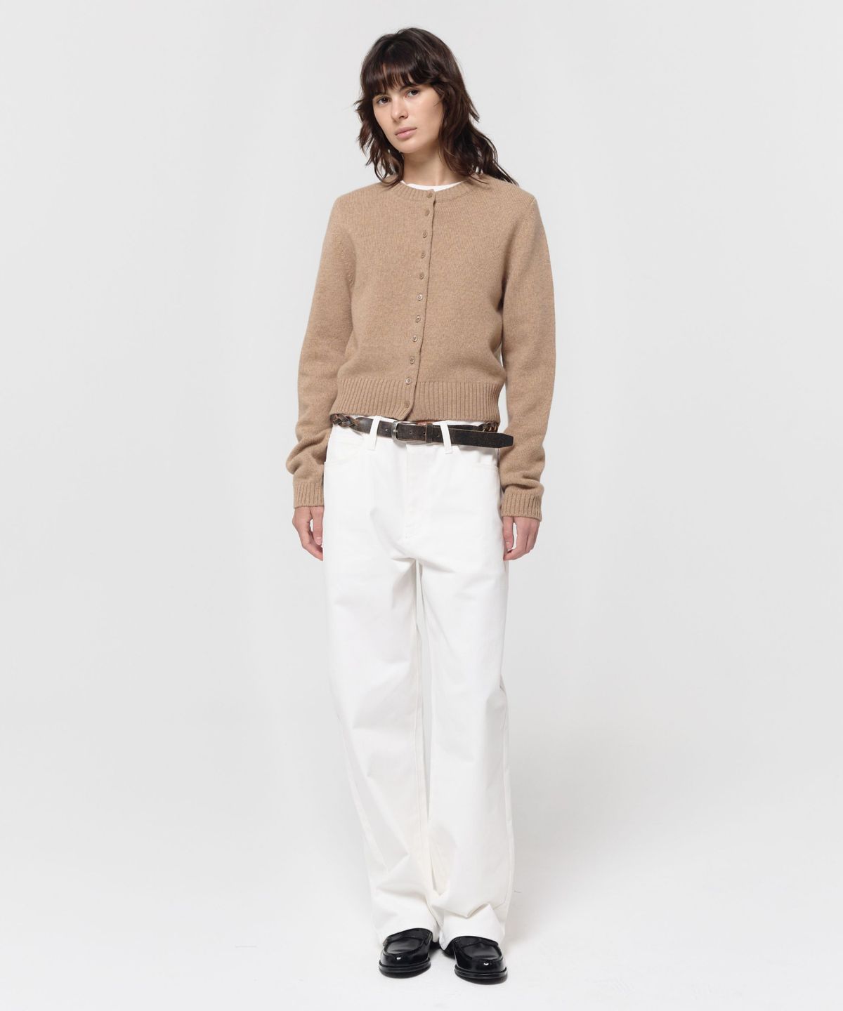 지비에이치 어패럴(GBH APPAREL) SUPERFINE MERINO CARDIGAN / BEIGE