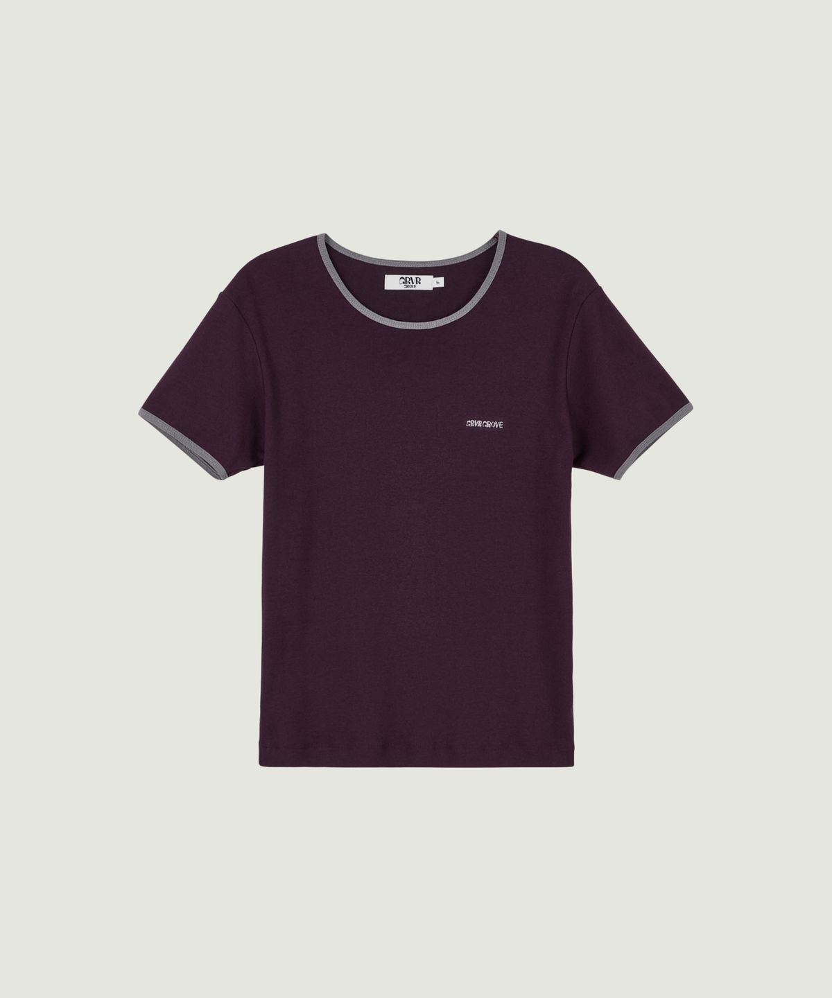 그로브(GROVE) CAMBER H/S T-SHIRT (PLUM)
