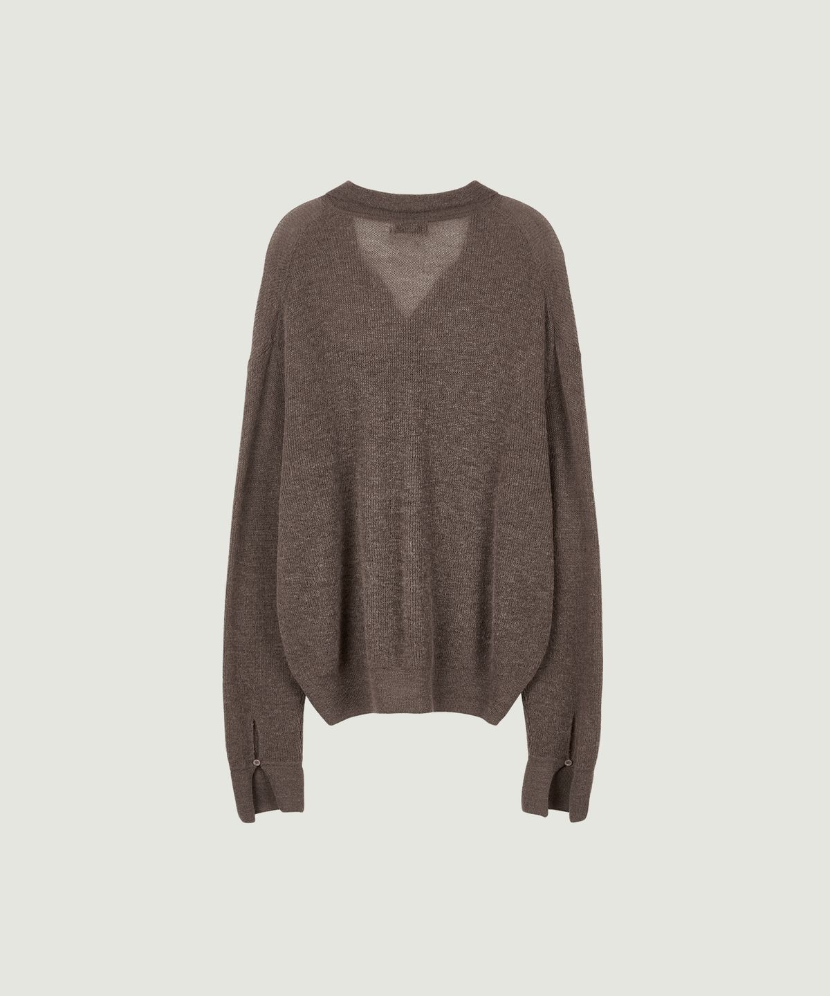 그로브(GROVE) GAVIN COLLAR KNIT (BROWN)