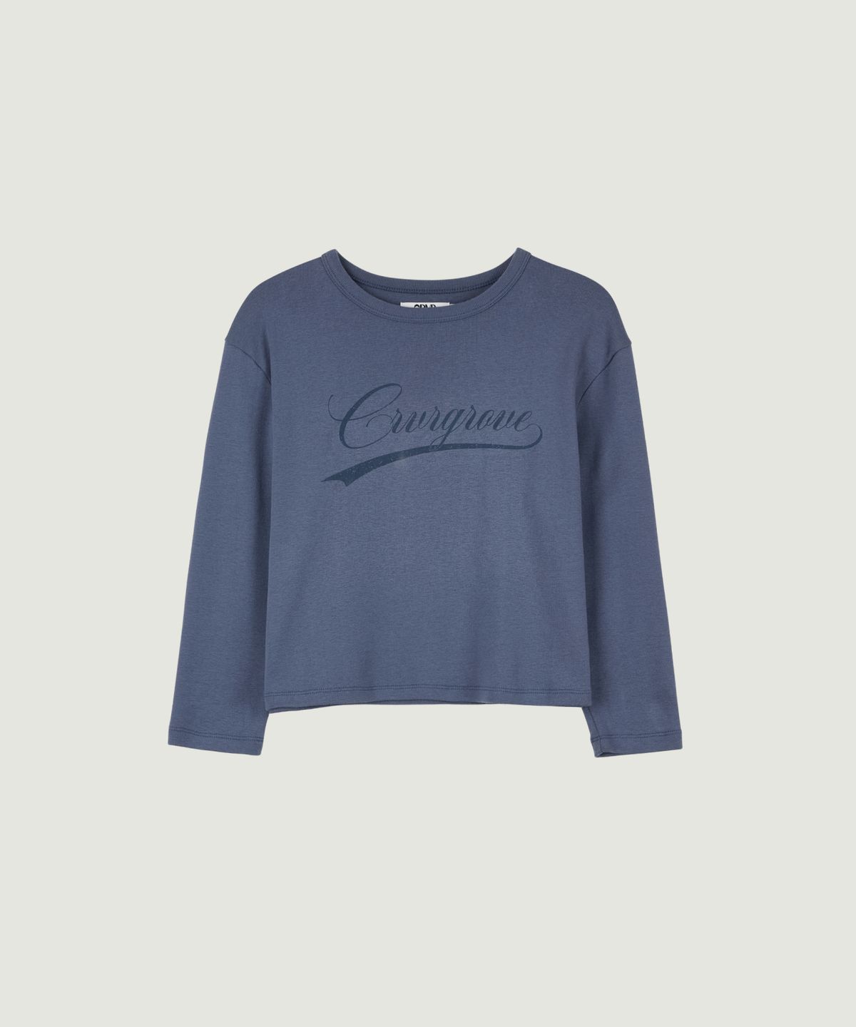 그로브(GROVE) LOUNA 3/4 T-SHIRT (BLUE)