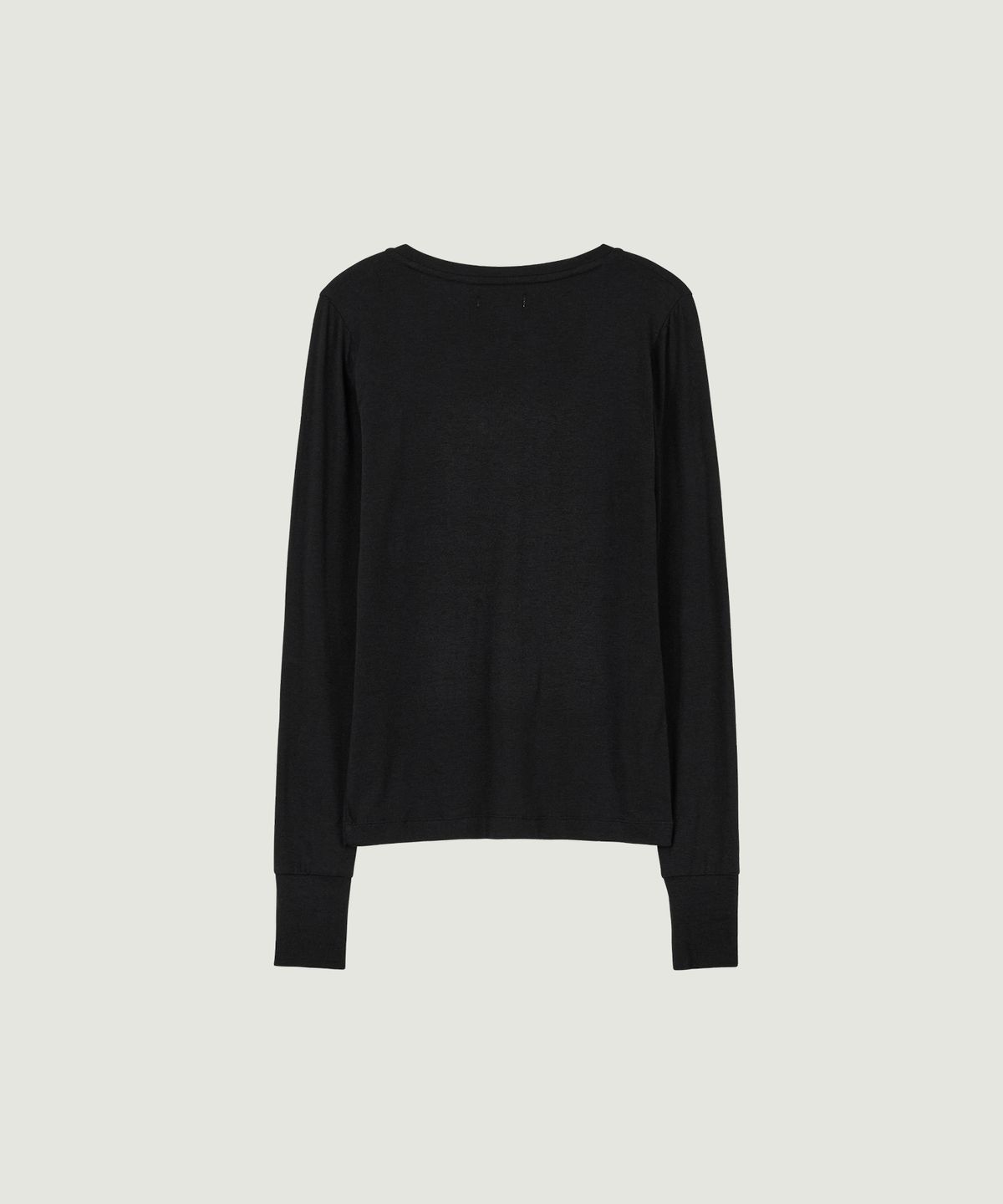 그로브(GROVE) ROSY V-NECK SLEEVE (BLACK)