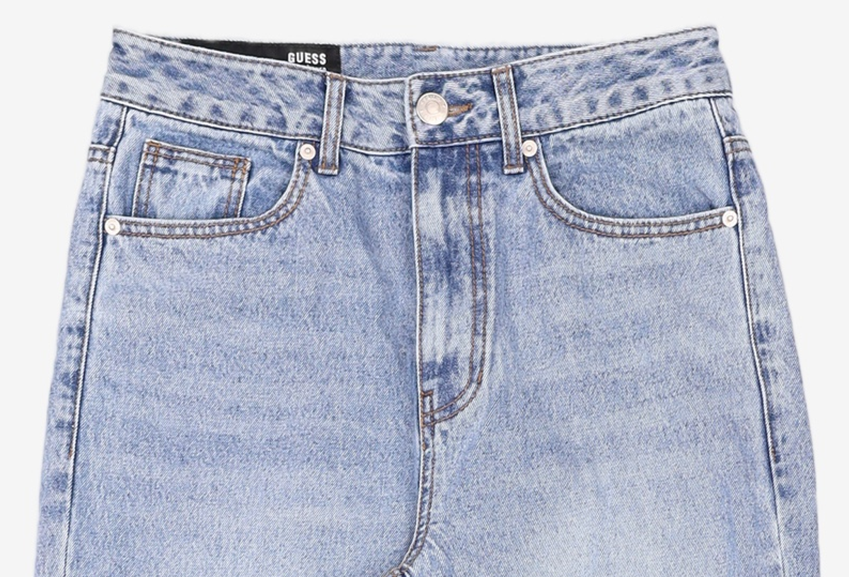 게스(GUESS) [MY Jeans] M톤 크롭 와이드 28