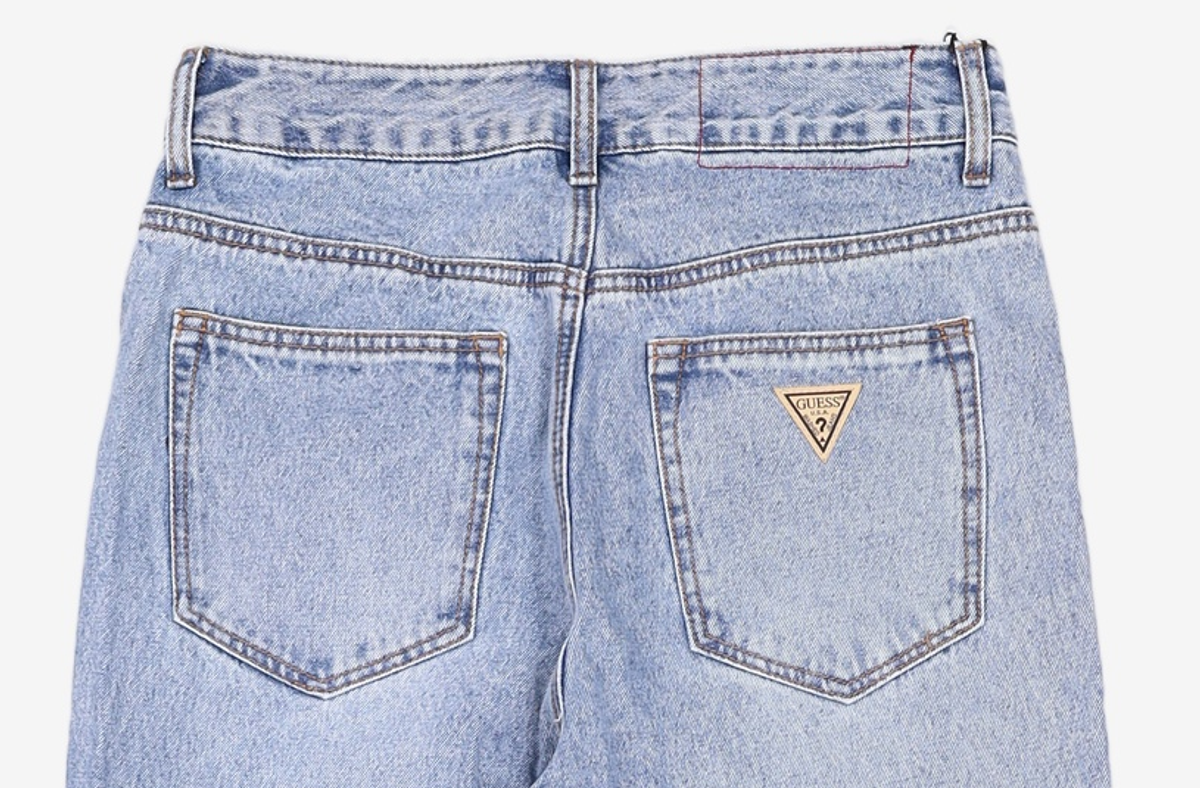 게스(GUESS) [MY Jeans] M톤 크롭 와이드 28