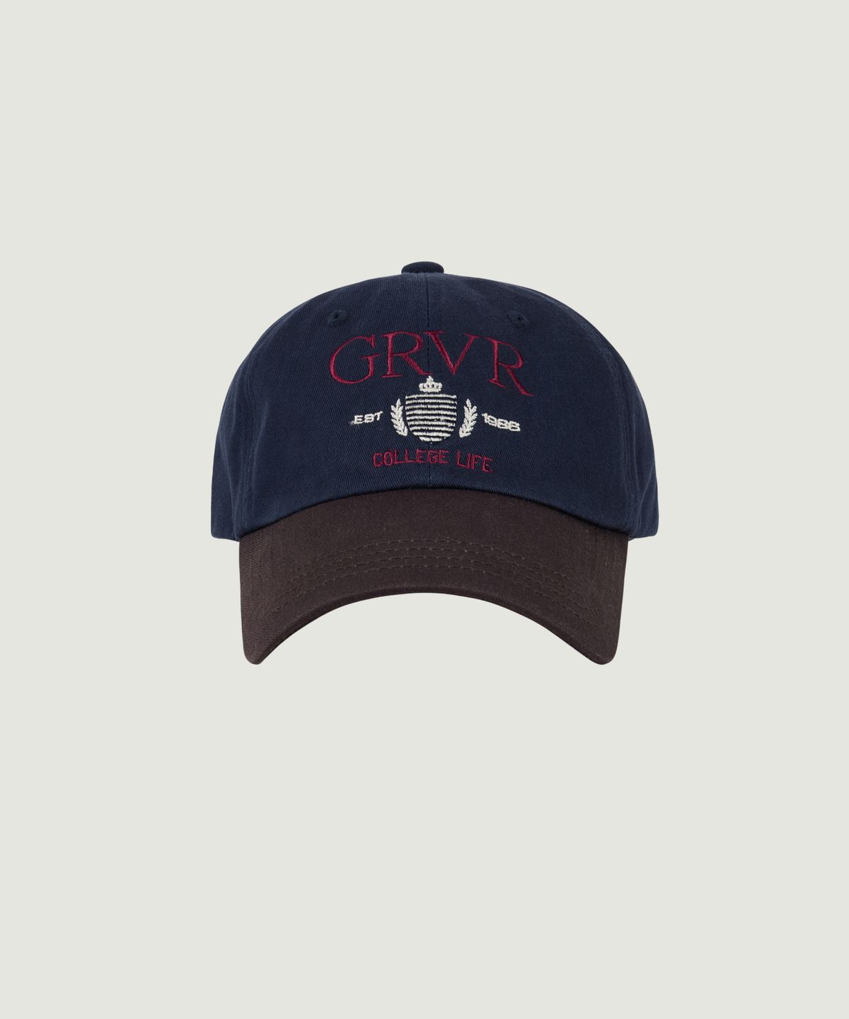 그로브(GROVE) GRVR COLLEGE BALL CAP (NAVY)