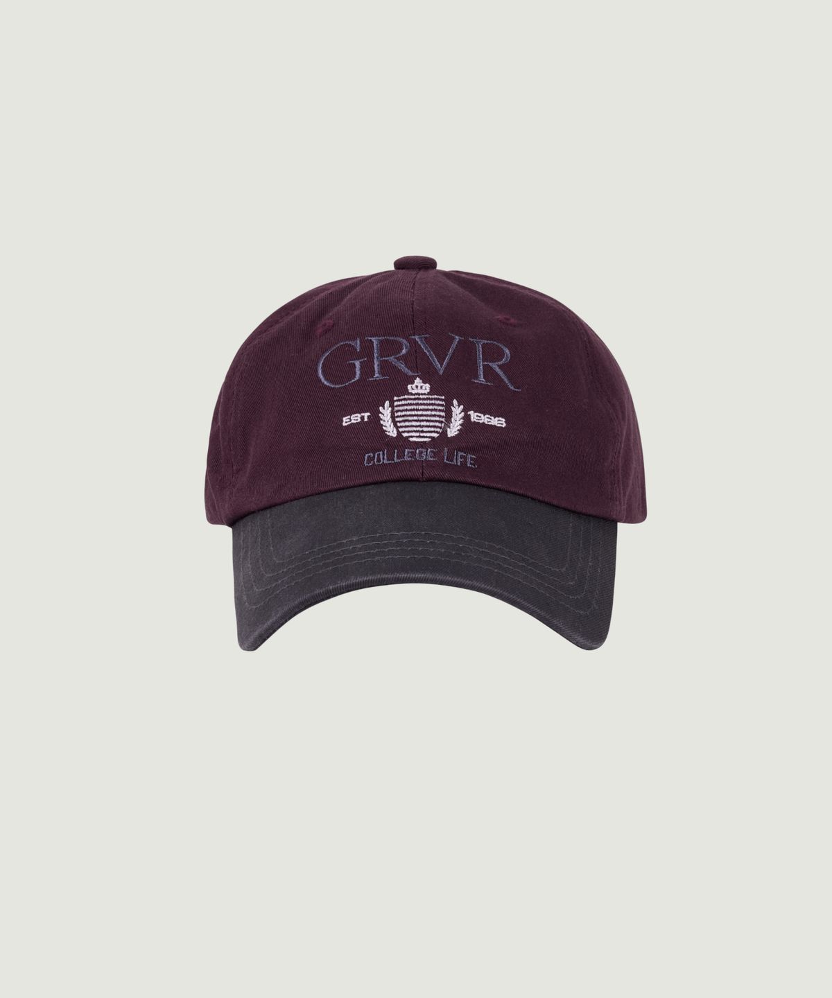 그로브(GROVE) GRVR COLLEGE BALL CAP (PLUM)