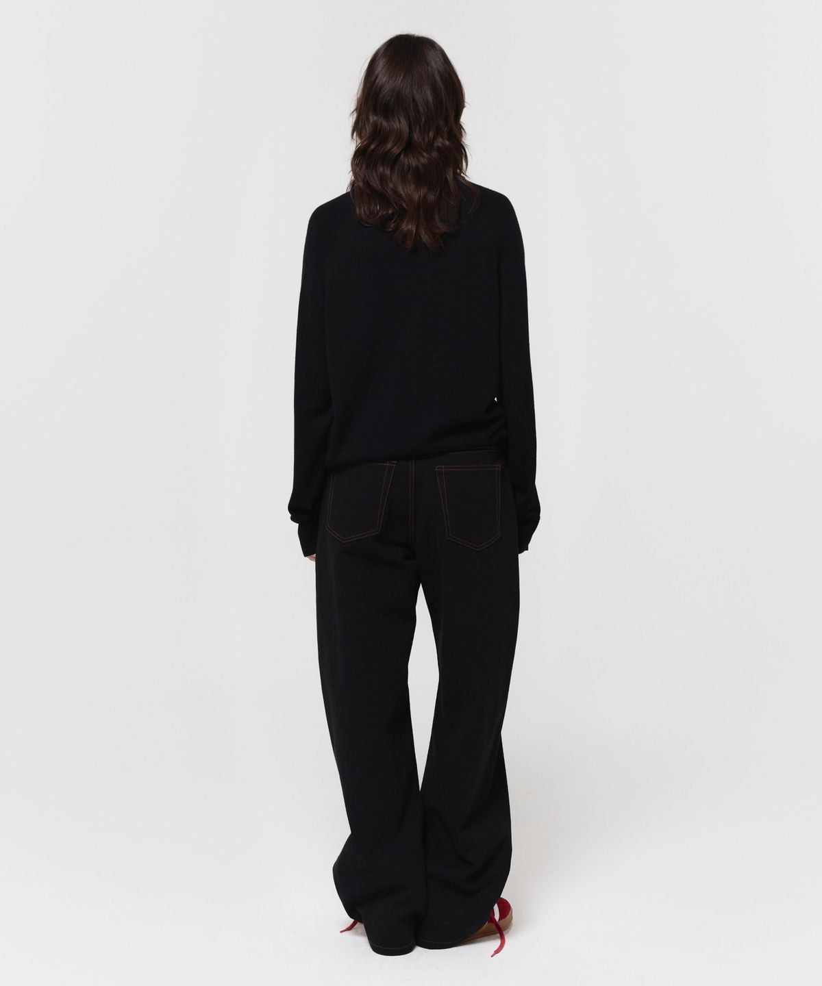 지비에이치 어패럴(GBH APPAREL) WOOL SILK POLO KNIT / BLACK