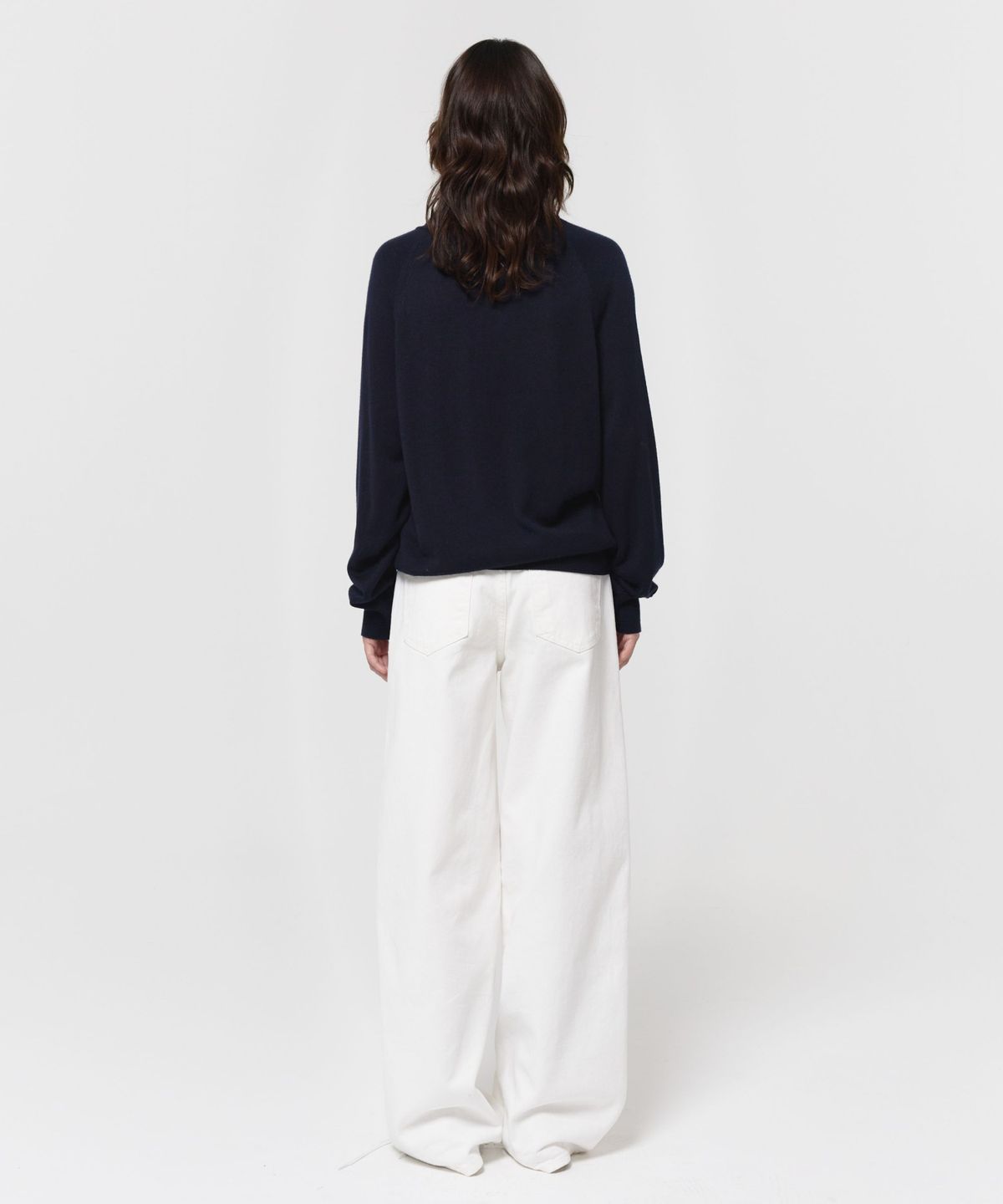 지비에이치 어패럴(GBH APPAREL) WOOL SILK POLO KNIT / NAVY