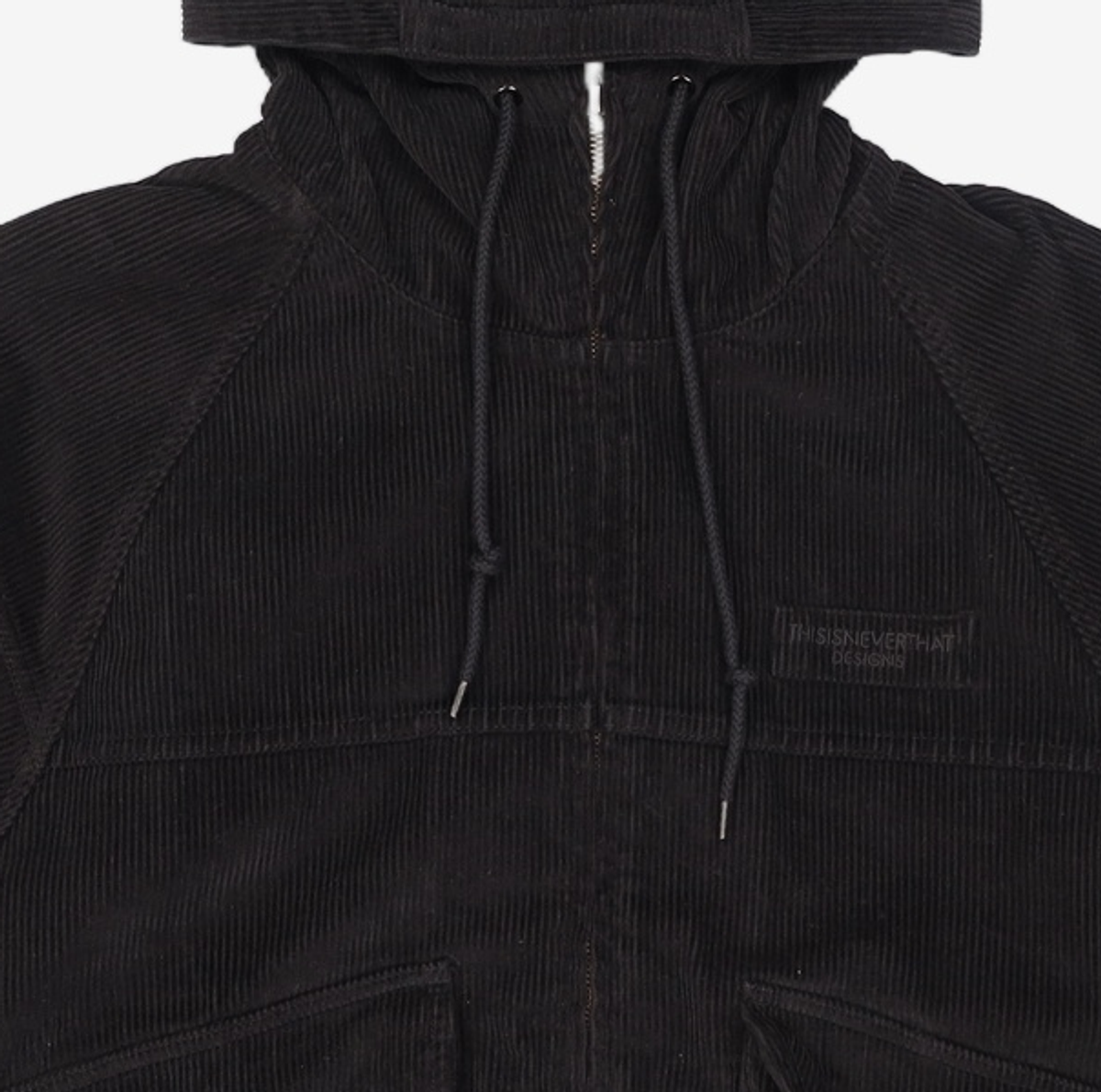 디스이즈네버댓(THISISNEVERTHAT) Corduroy Field Jacket Black S