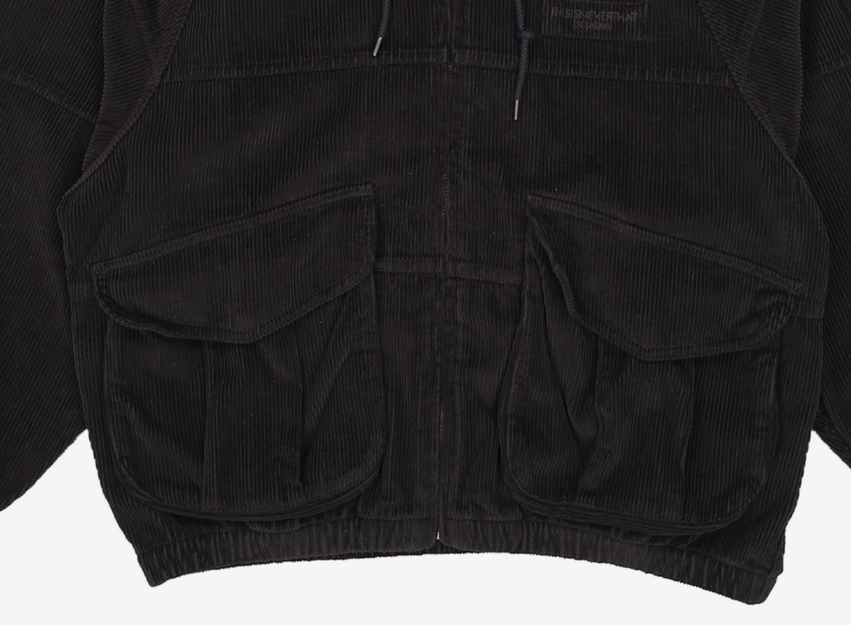 디스이즈네버댓(THISISNEVERTHAT) Corduroy Field Jacket Black S