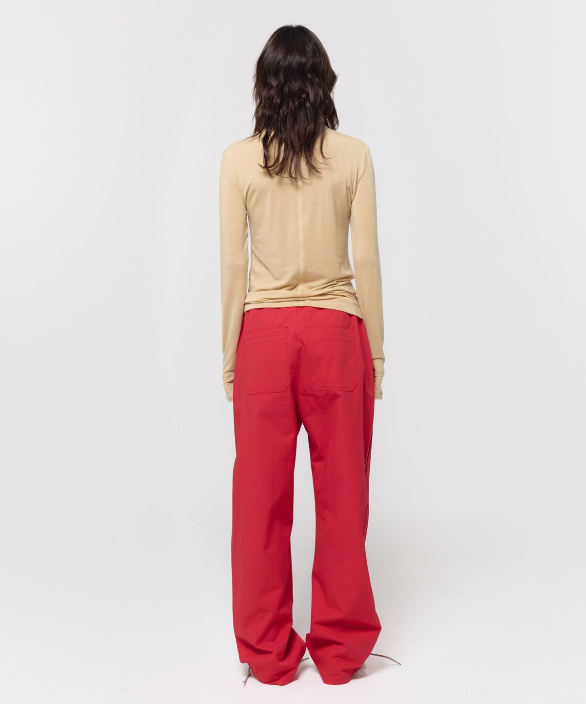 지비에이치 어패럴(GBH APPAREL) TURTLE NECK SLIM TOP / BEIGE