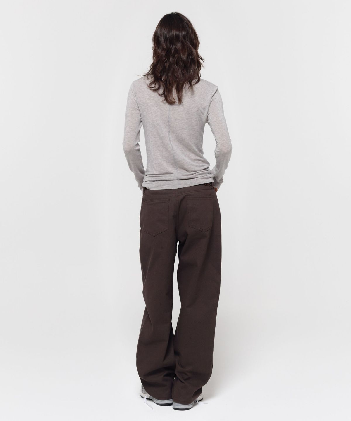 지비에이치 어패럴(GBH APPAREL) TURTLE NECK SLIM TOP / GREY