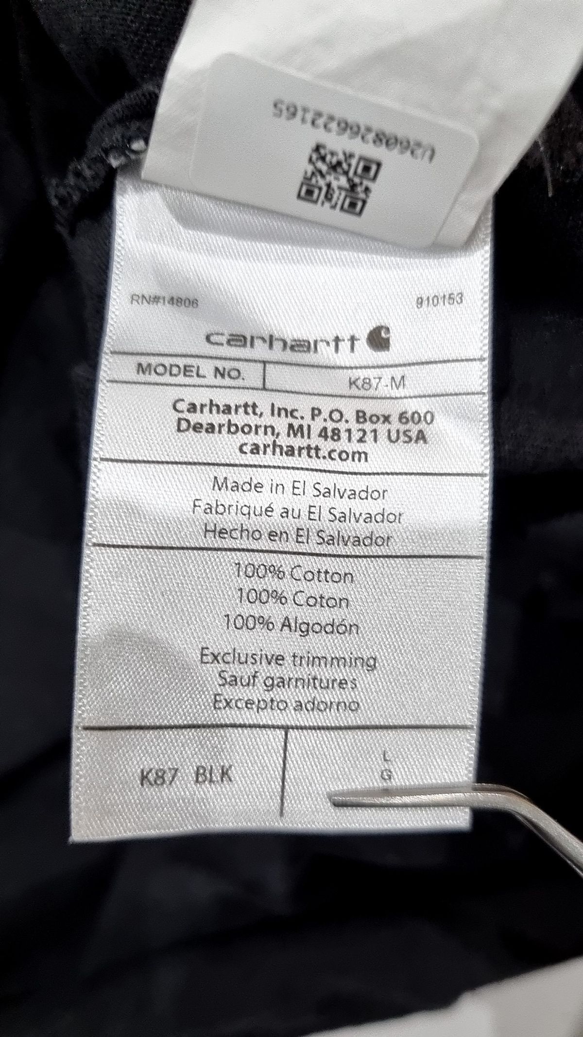 칼하트(CARHARTT) 반소매 티셔츠 L