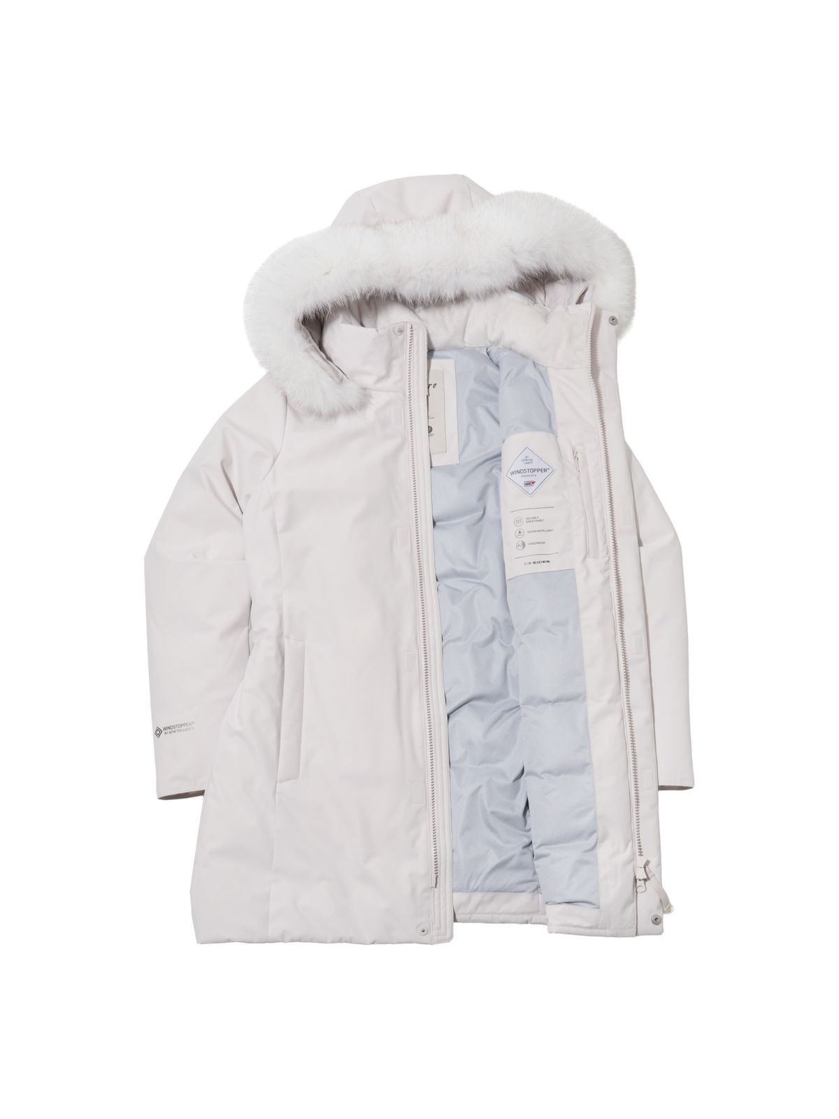 아이더(EIDER) La Reine (라헨느) 여성 캐시미어 블렌드 W/S 미들 다운 자켓_OATMEAL