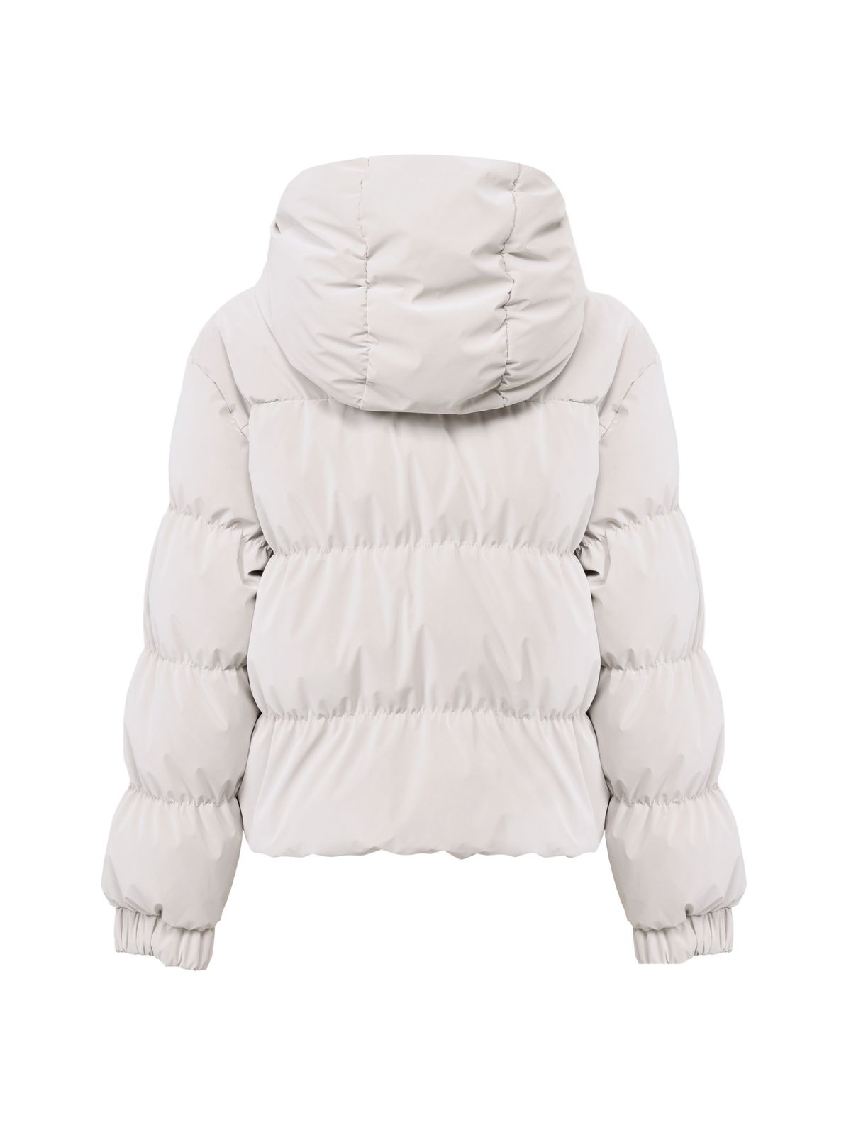 아이더(EIDER) MONGLIT (몽글릿) 여성 벨벳 후디 구스 다운 자켓_OATMEAL