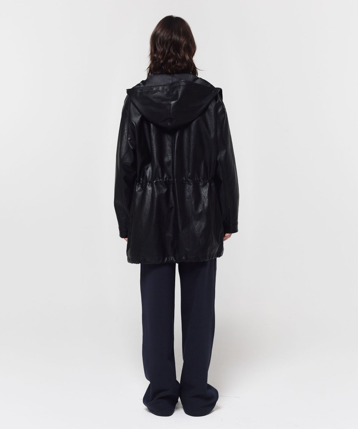 지비에이치 어패럴(GBH APPAREL) HUNTING FAUX LEATHER JACKET / BLACK