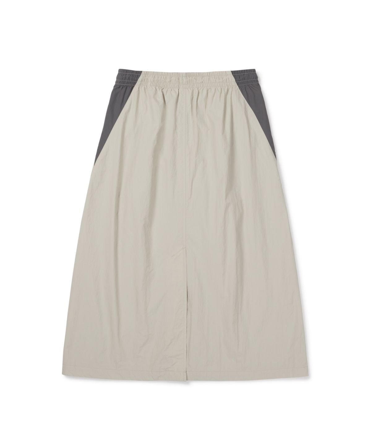 스노우피크 어패럴(SNOWPEAK APPAREL) 경량 타슬란 컬러블럭 스커트 (S26FWLSK41) Light Beige