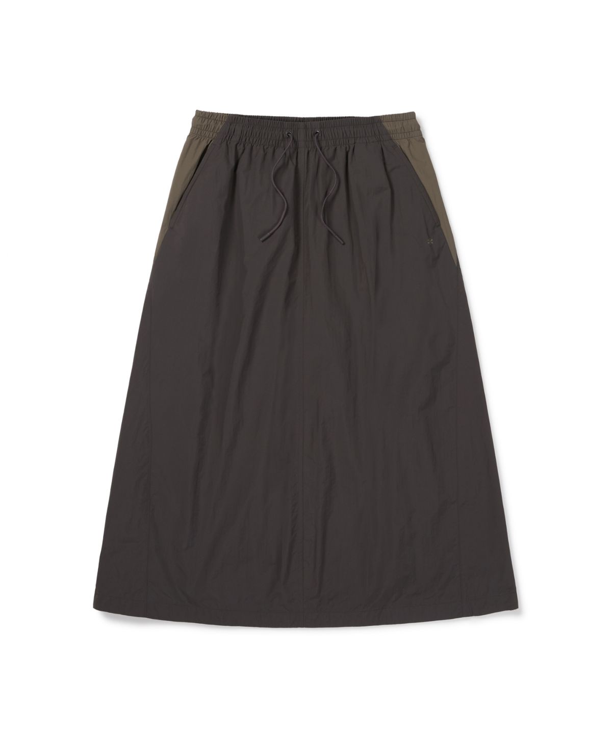 스노우피크 어패럴(SNOWPEAK APPAREL) 경량 타슬란 컬러블럭 스커트 (S26FWLSK41) Chocolate Khaki