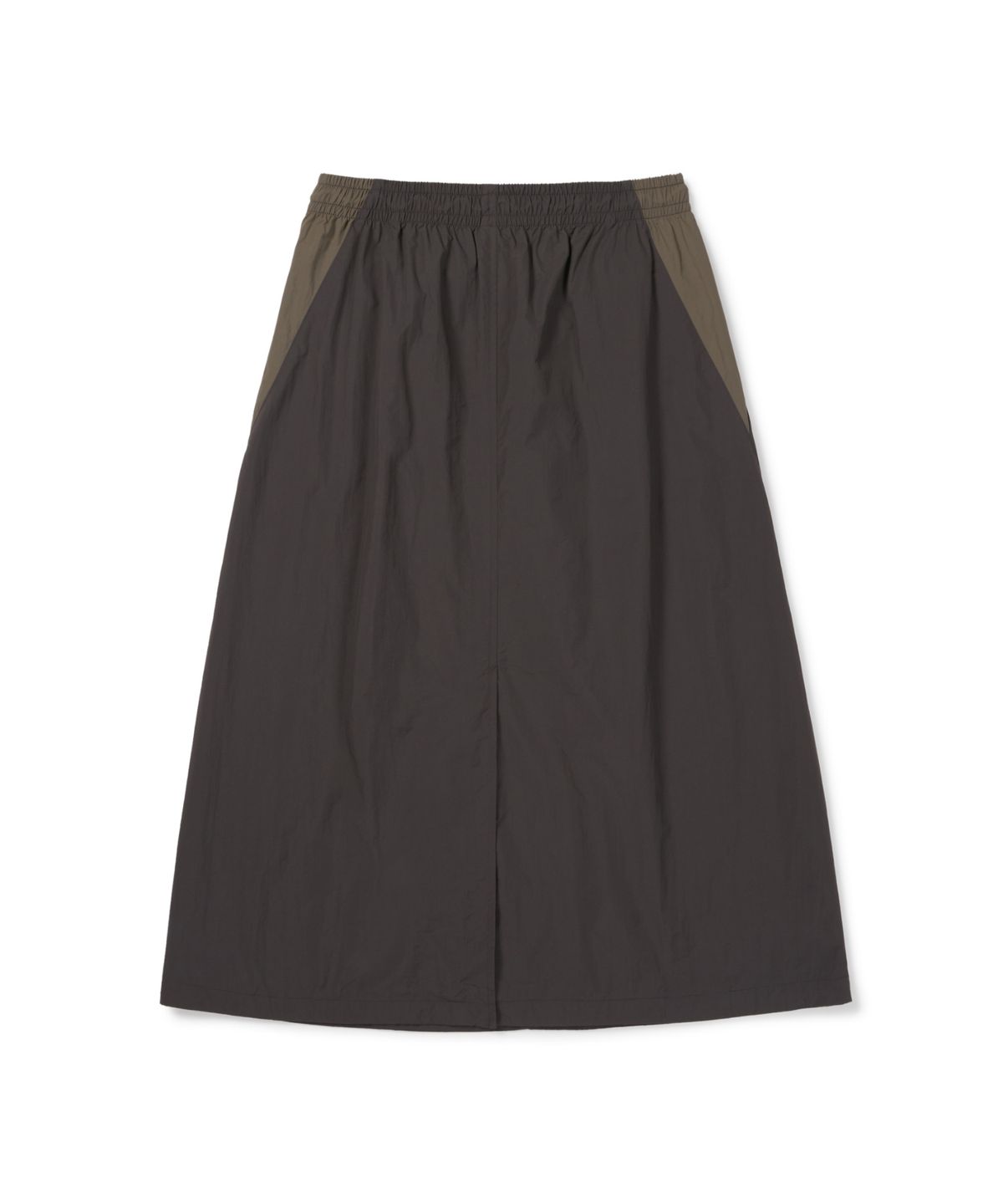 스노우피크 어패럴(SNOWPEAK APPAREL) 경량 타슬란 컬러블럭 스커트 (S26FWLSK41) Chocolate Khaki
