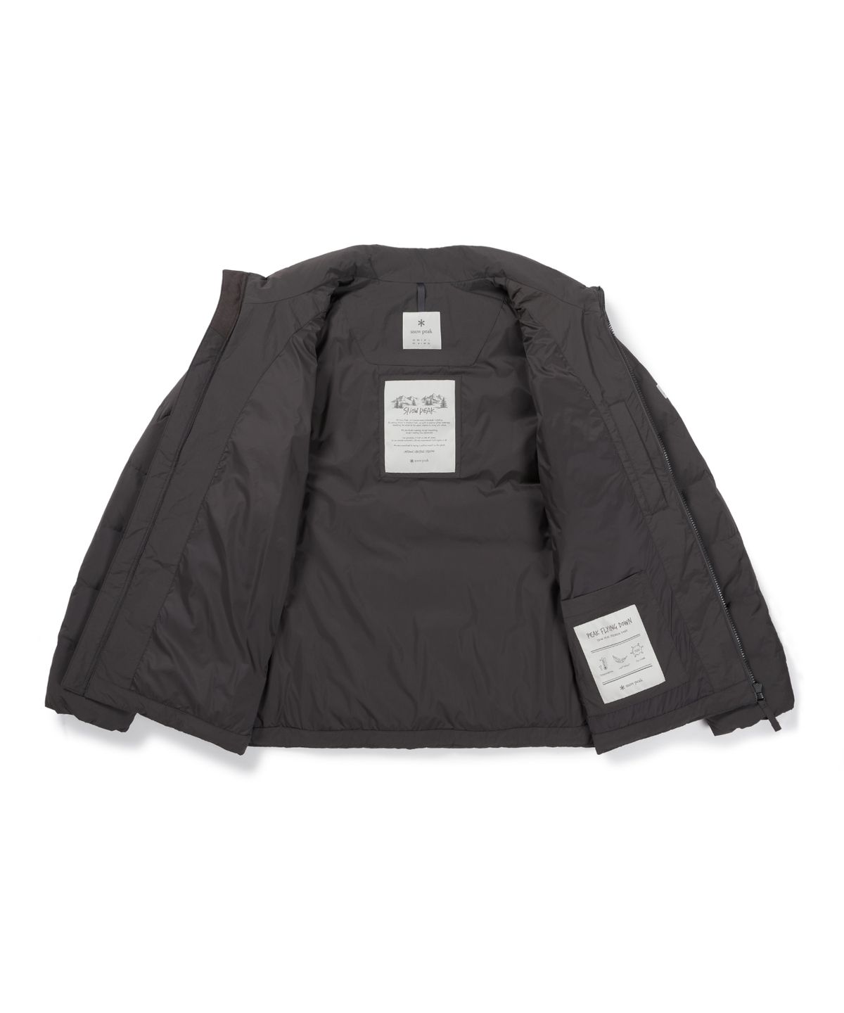 스노우피크 어패럴(SNOWPEAK APPAREL) 경량 타슬란 스탠드넥 경량 다운 자켓 (S26WMLDJ40) Chocolate Khaki