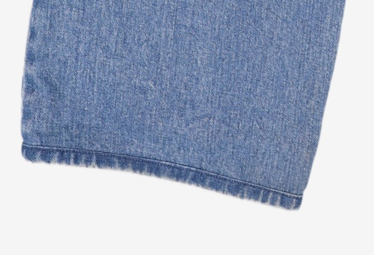 노매뉴얼(NOMANUAL) ONE TUCK REVERSED POCKET PANTS - BLUE M