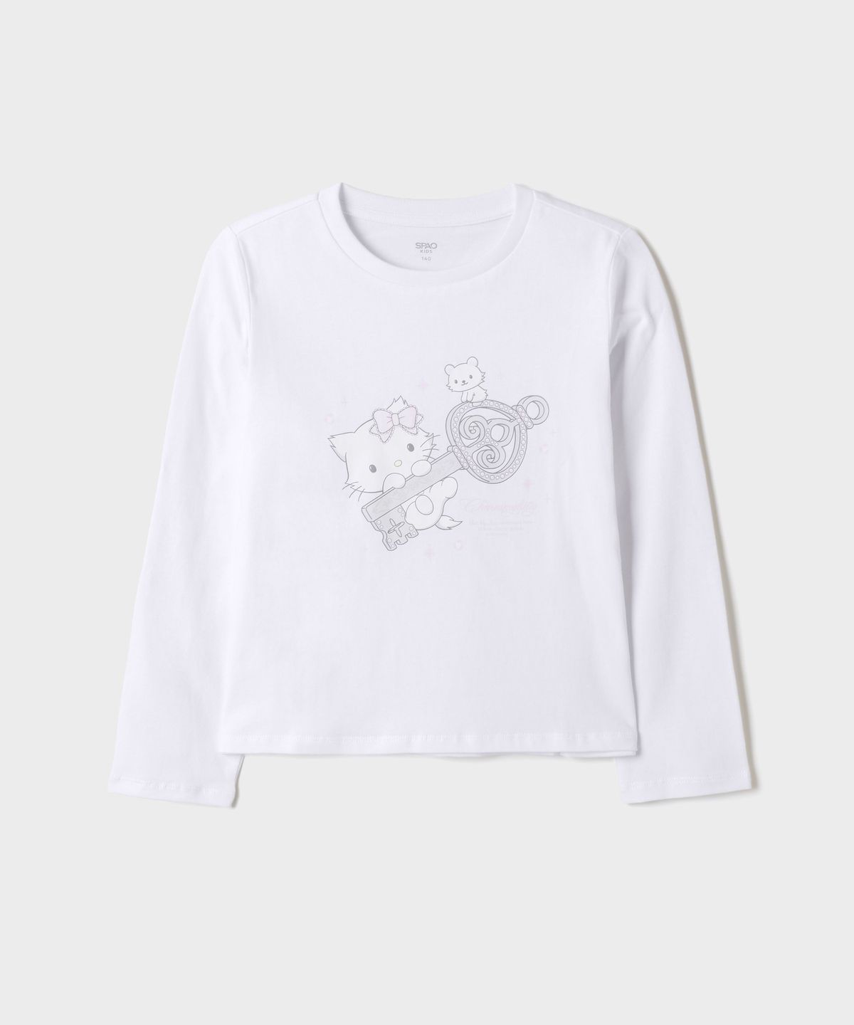 스파오 키즈(SPAO KIDS) [키즈] (챠미키티) 긴팔티(White)_SPLAG38KU5