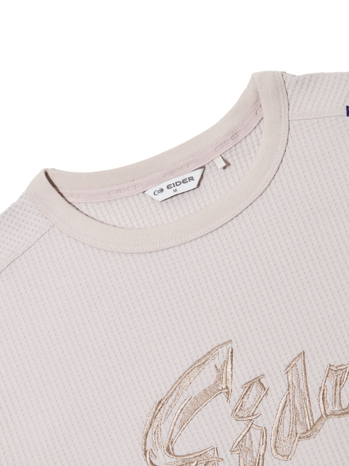 아이더(EIDER) ARCHIVE (아카이브) UNI 와플 라운드 티셔츠_Light Beige