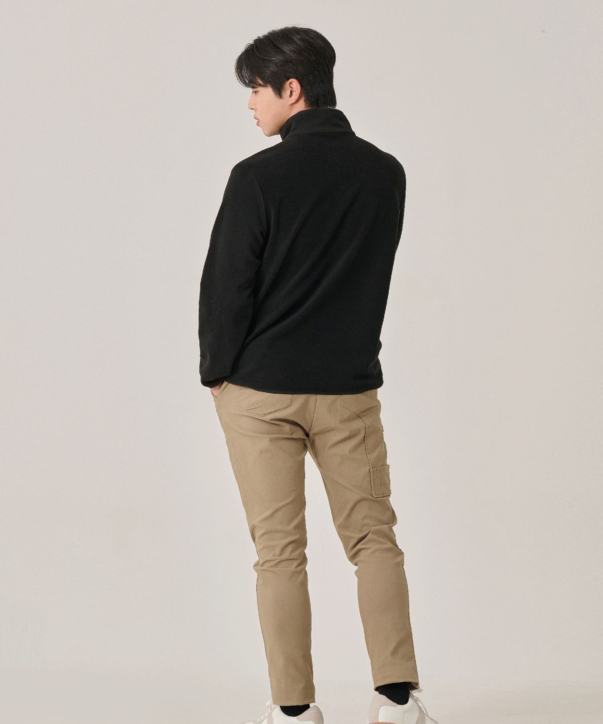 빌트모아(BILTMORE) 남성 하프집업 플리스 아노락 풀오버