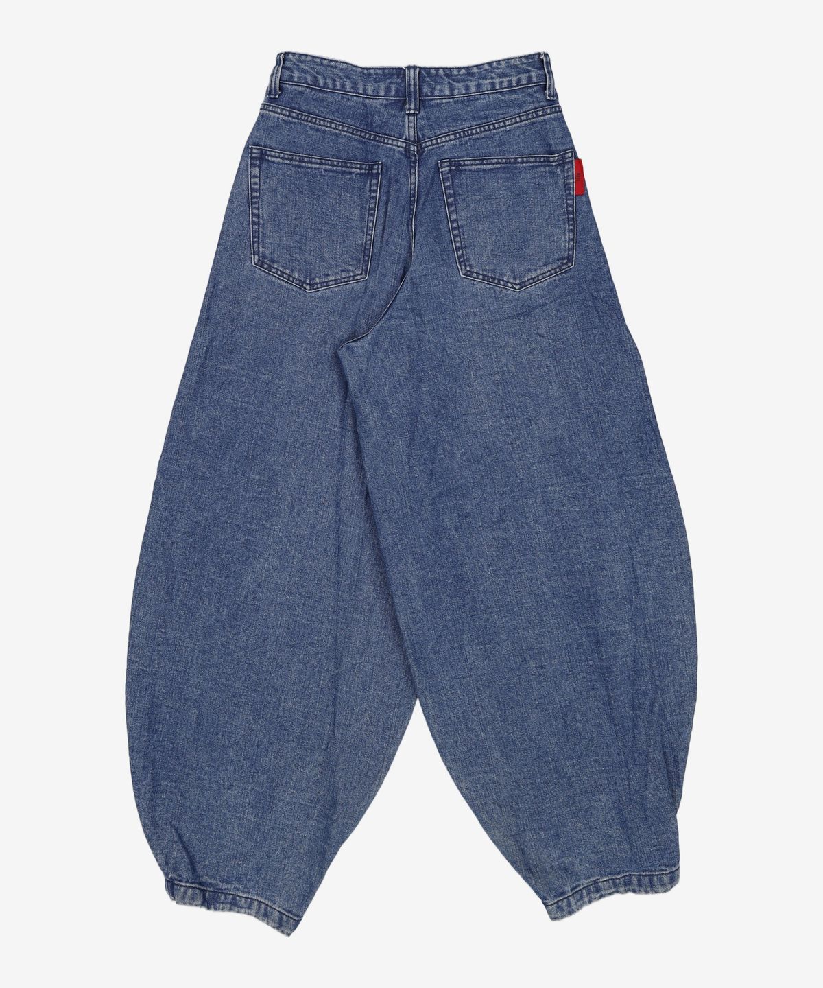 기철(KICHUL) BALLOON FIT DENIM PANTS (INDIGO BLUE) XS
