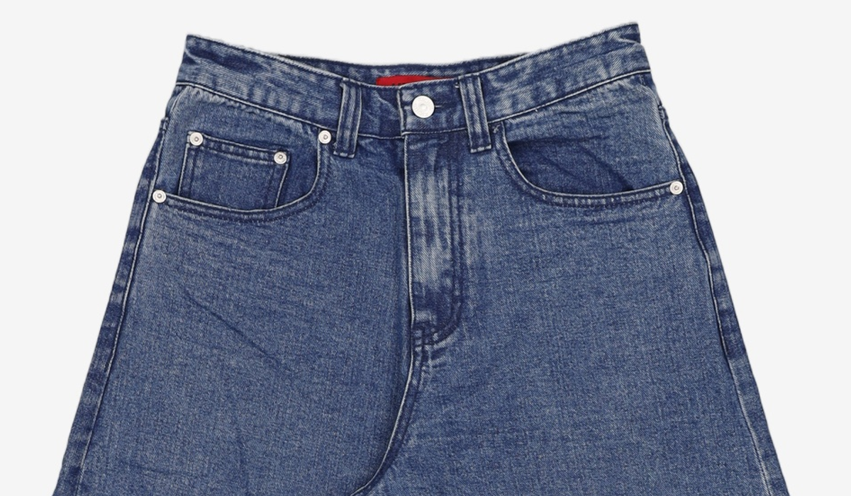 기철(KICHUL) BALLOON FIT DENIM PANTS (INDIGO BLUE) XS