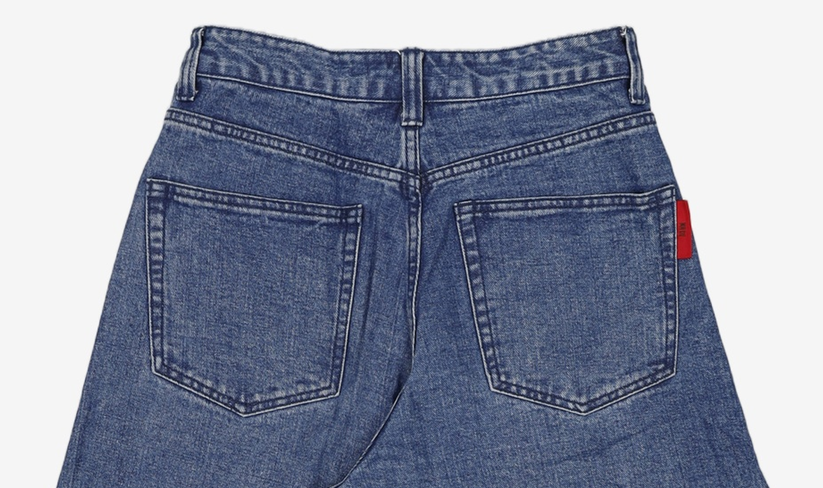 기철(KICHUL) BALLOON FIT DENIM PANTS (INDIGO BLUE) XS