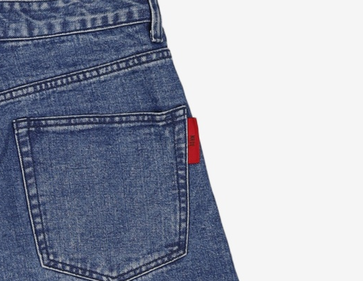기철(KICHUL) BALLOON FIT DENIM PANTS (INDIGO BLUE) XS