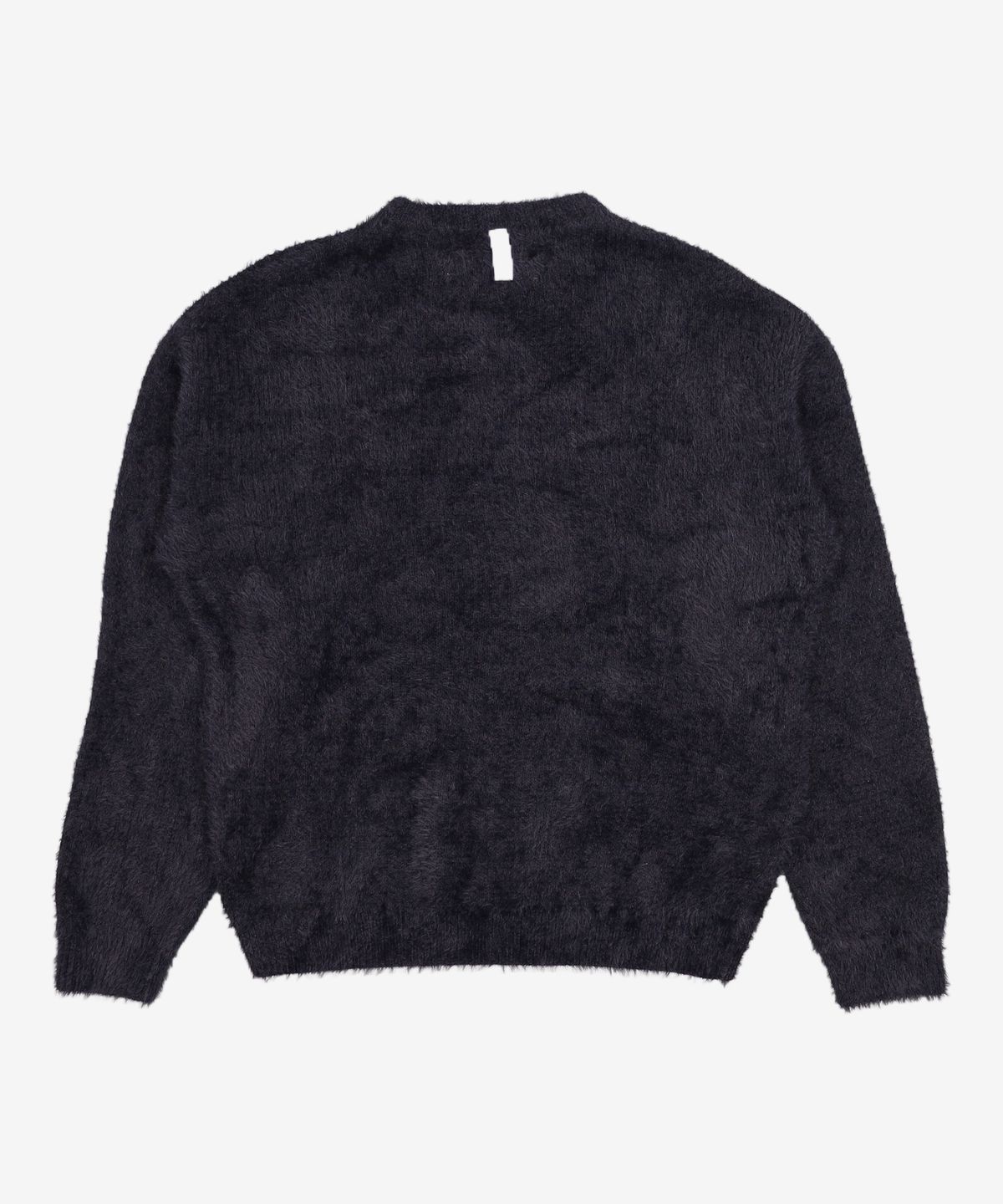 노매뉴얼(NOMANUAL) FUZZ HAIRY KNIT - BLACK S