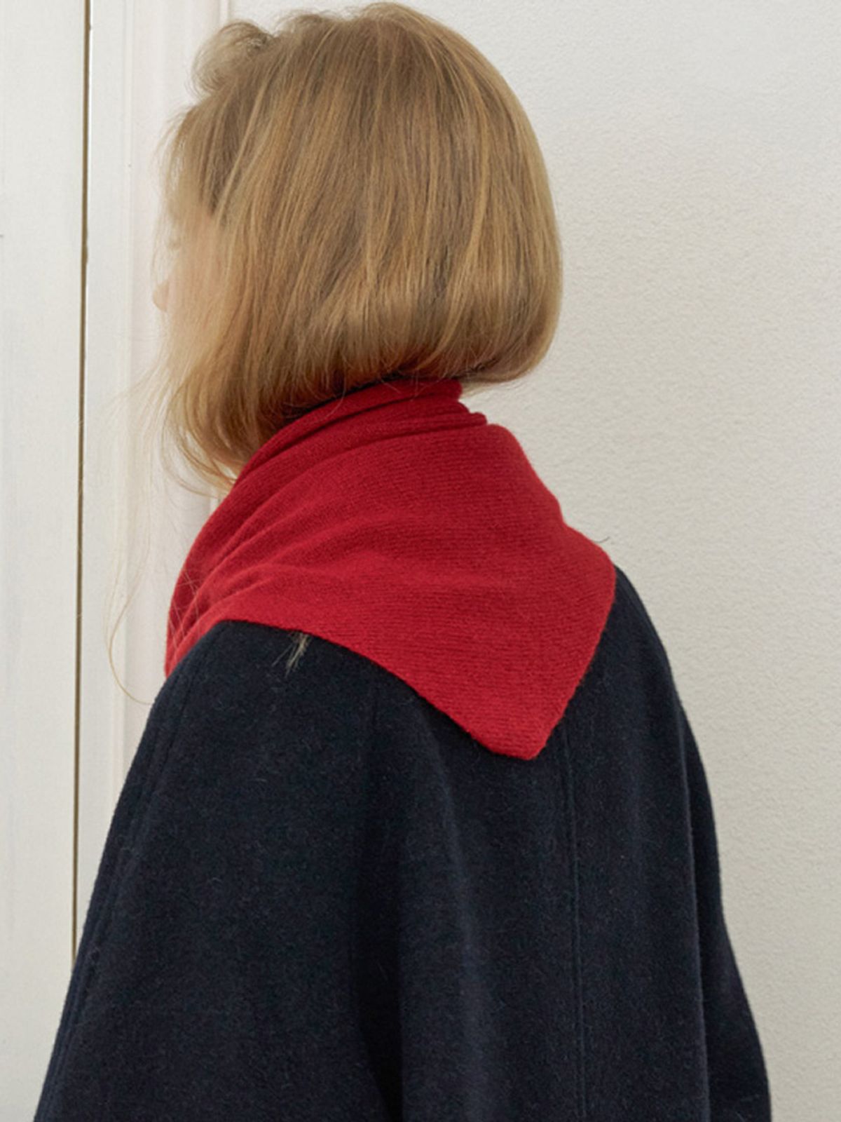 엘씨브이(LCVE) [5차] TRIANGLE WOOL MUFFLER_RED