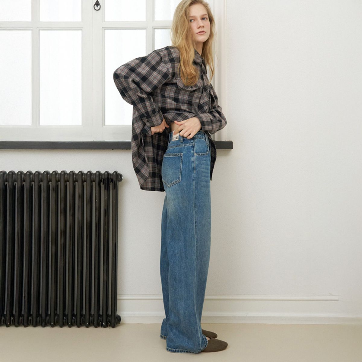 엘씨브이(LCVE) STRAIGHT DENIM PANTS