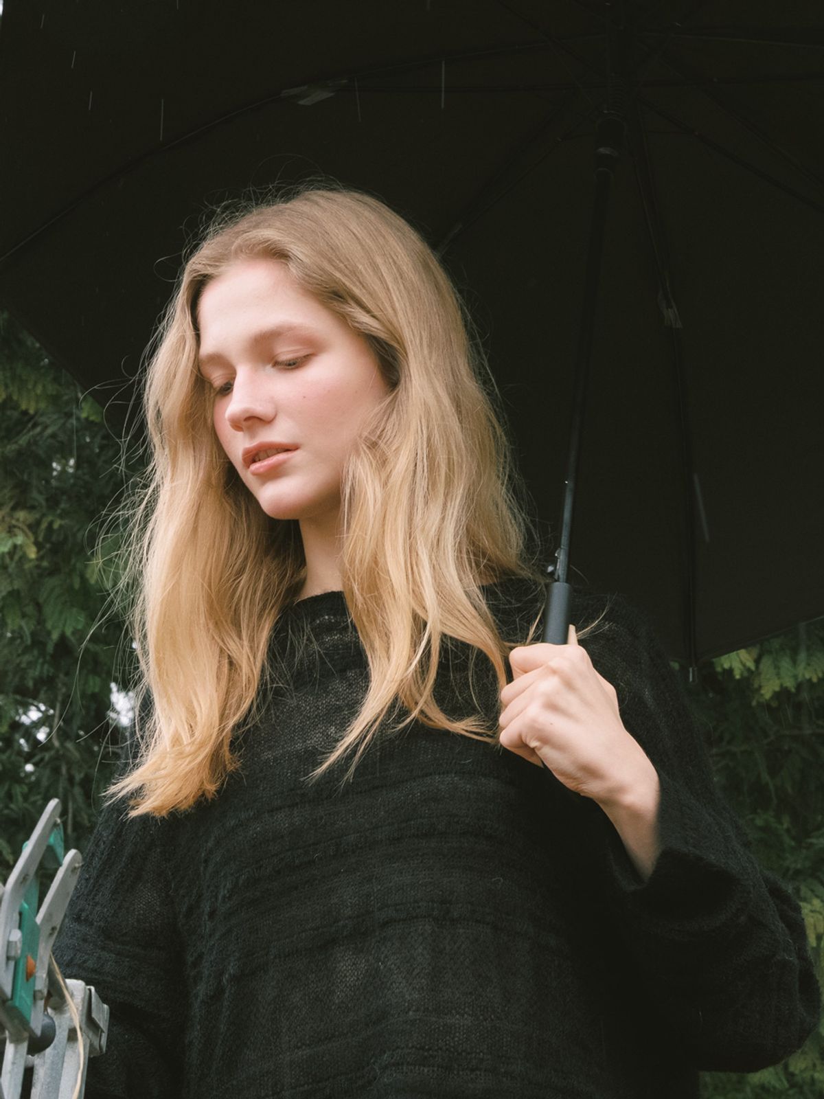 엘씨브이(LCVE) MOHAIR LOOSE FIT KNIT PULLOVER_BLACK