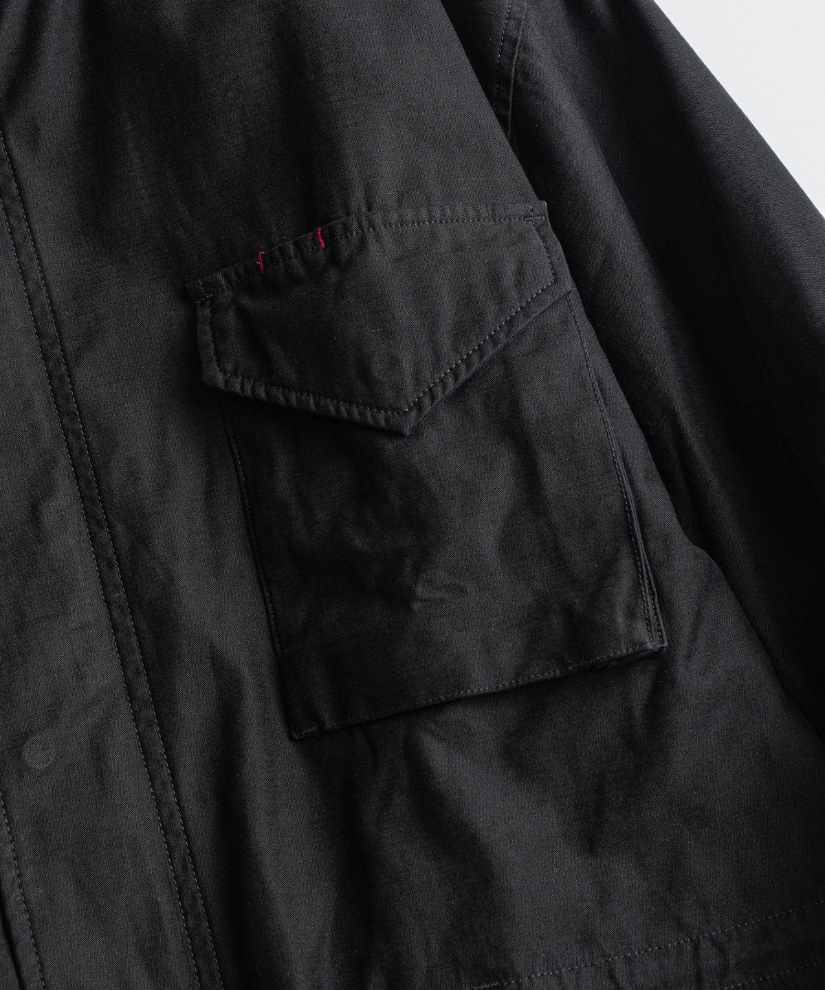 비헤비어(BEHEAVYER) DYED M-S FIELD JACKET anthracite