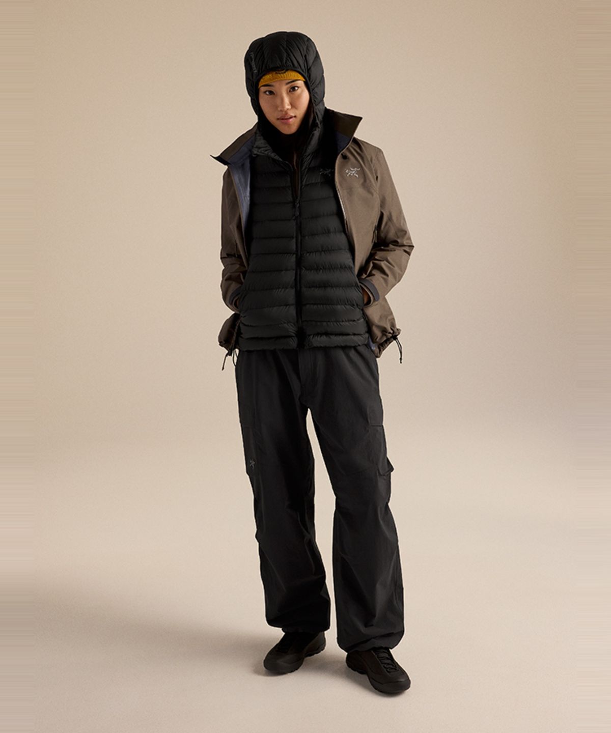 아크테릭스(ARCTERYX) 세륨 후디 여성 - BLACK / AJQFW10554