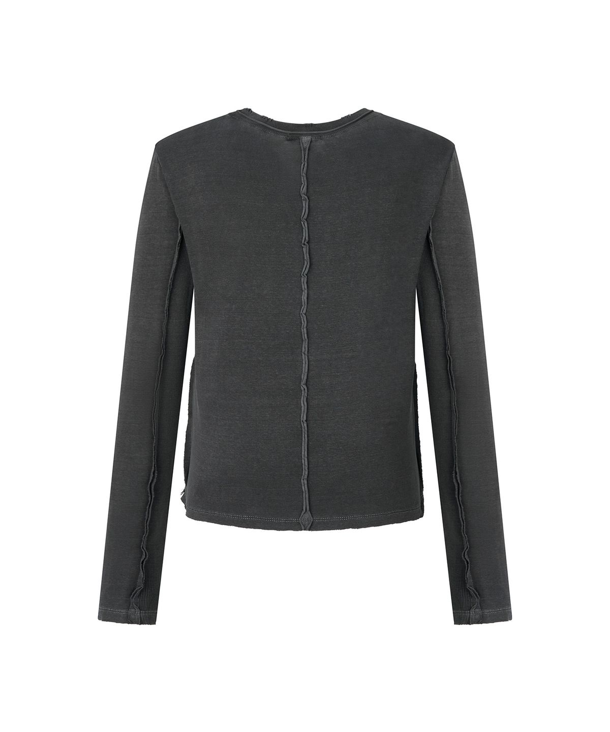 레씨토(LECYTO) Pigment Shade Pieces Long Sleeve_[Charcoal]