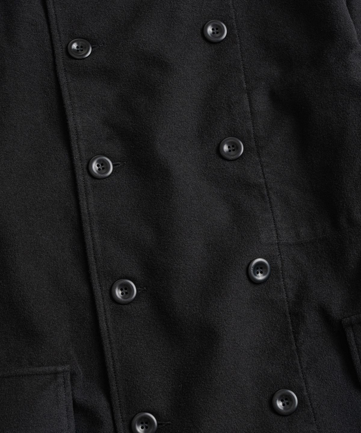 비헤비어(BEHEAVYER) SOFT MOLESKIN FRENCH DB JACKET faded black