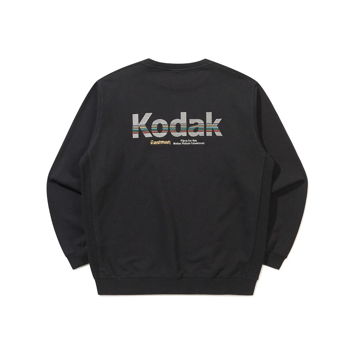 코닥(KODAK) 레인보우 맨투맨 BLACK