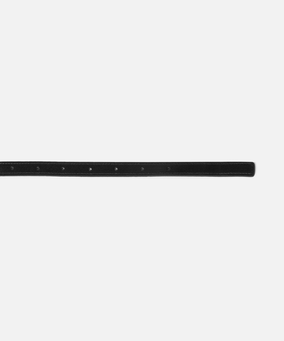 인스턴트펑크(INSTANTFUNK) CHAIN MIX LEATHER BELT - BLACK