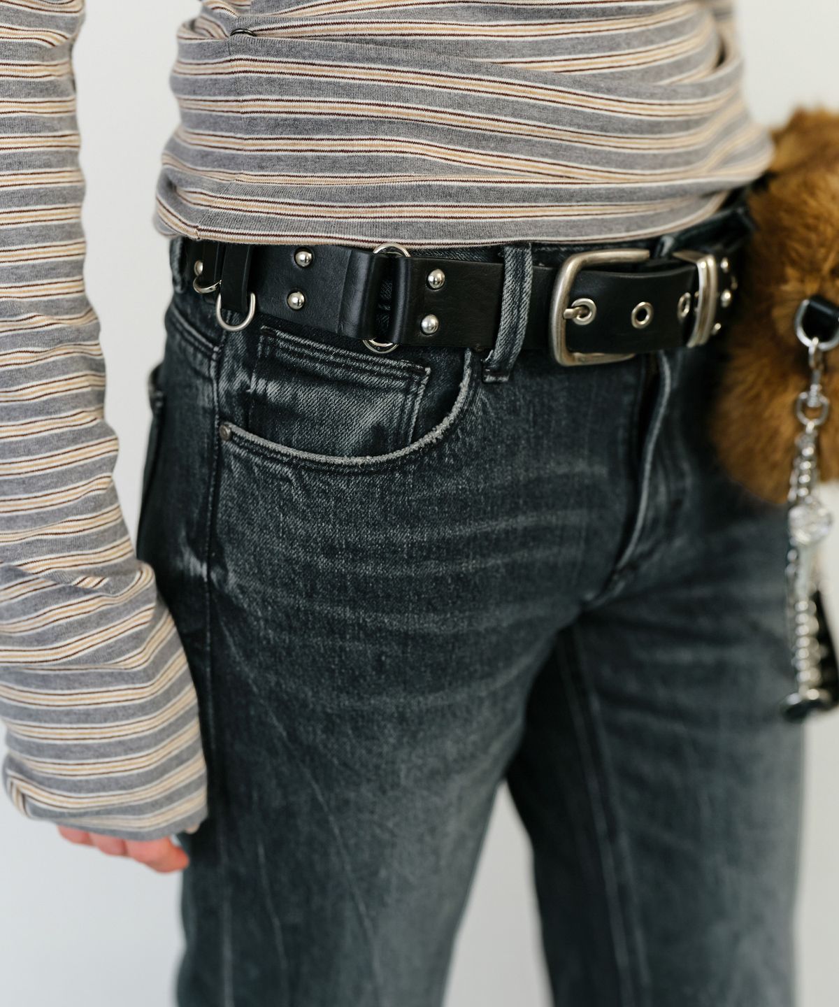 인스턴트펑크(INSTANTFUNK) TULIP POCKET BOOTCUT DENIM - BLUE
