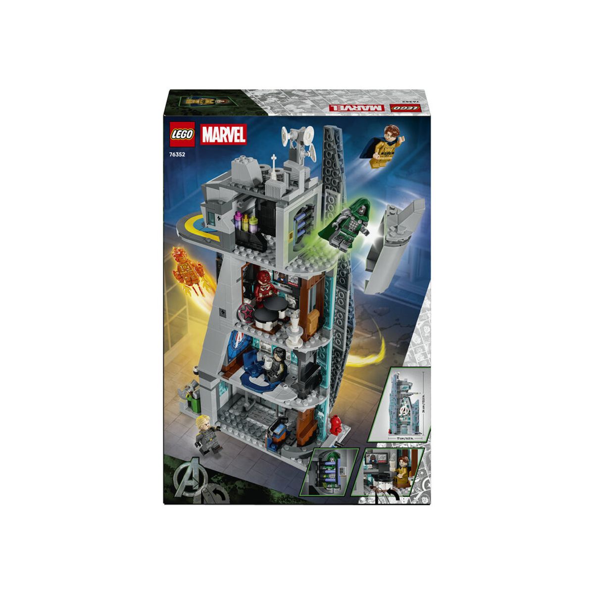 레고(LEGO) 레고 슈퍼히어로 76352 마블 어벤져스: 둠스데이 뉴 어벤져스 타워 [레고공식]