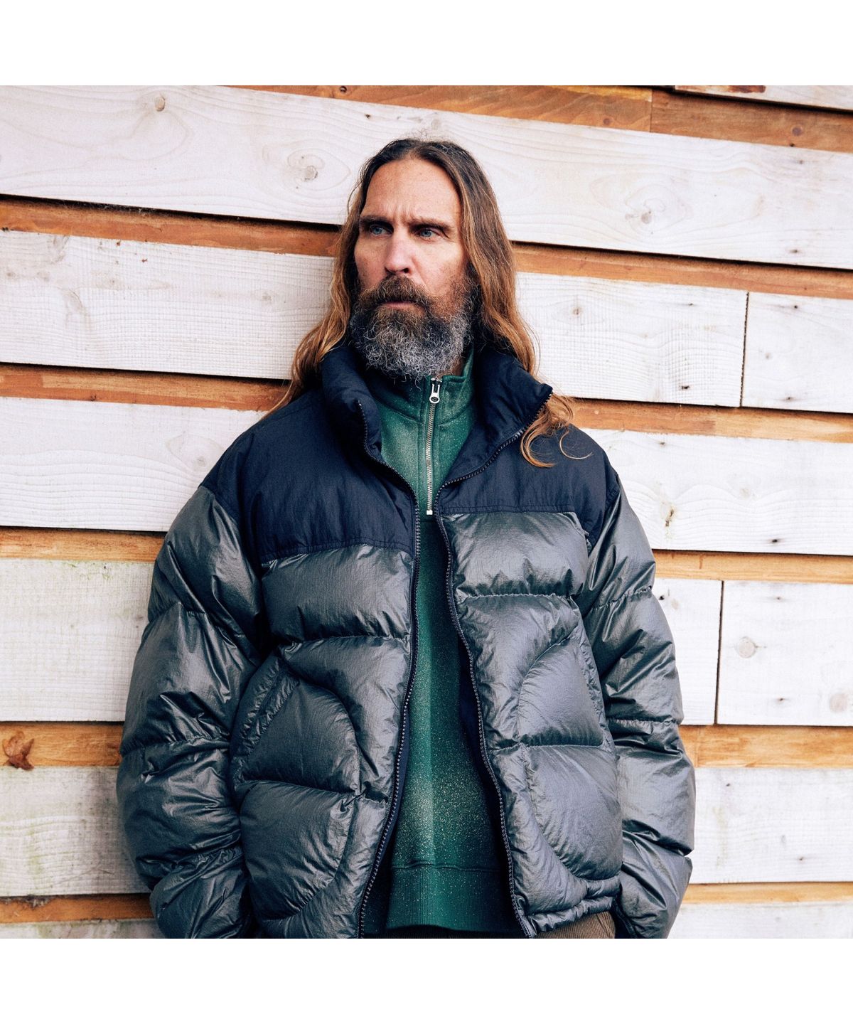 헨리코튼(HENRY COTTONS) [Fly Fishing Club] 빈티지 스프레이 반집업 AZTAW26210GRX