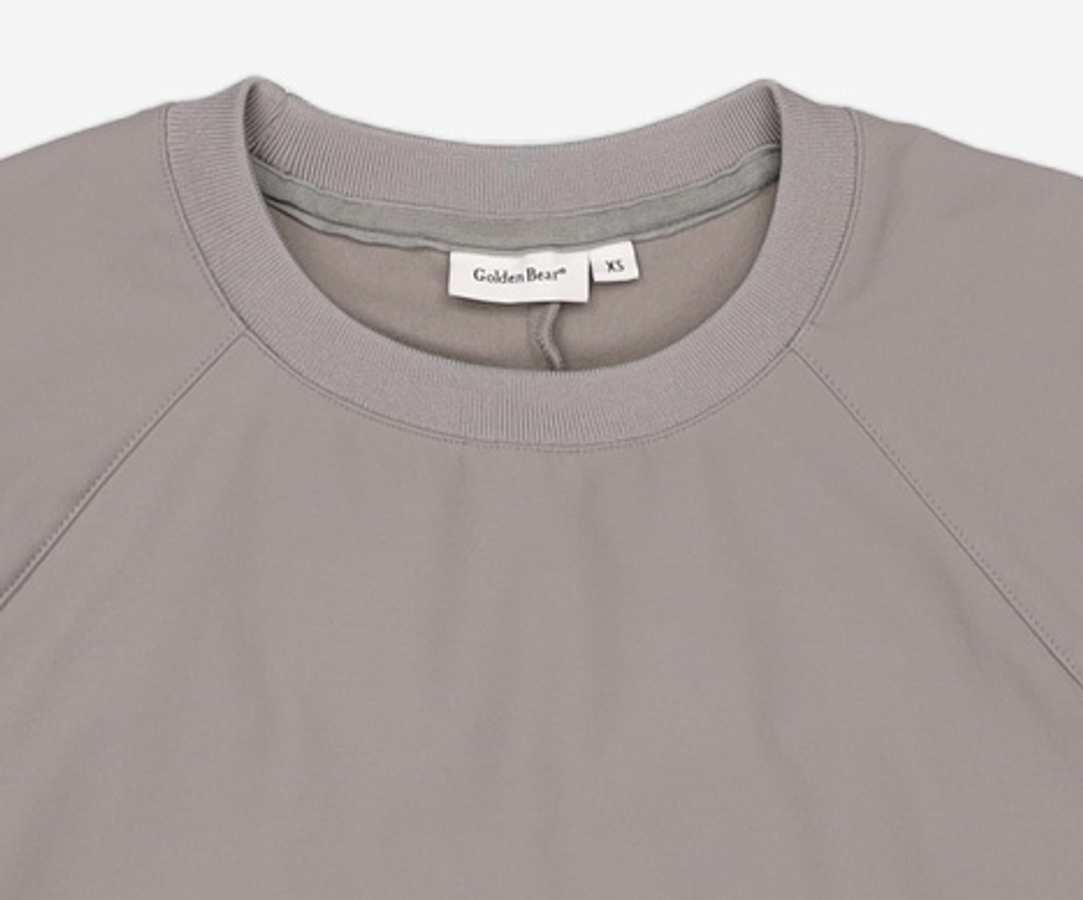 골든베어(GOLDEN BEAR) Brushed Back Woven Sweatshirt_L4TAW22031GYX XS