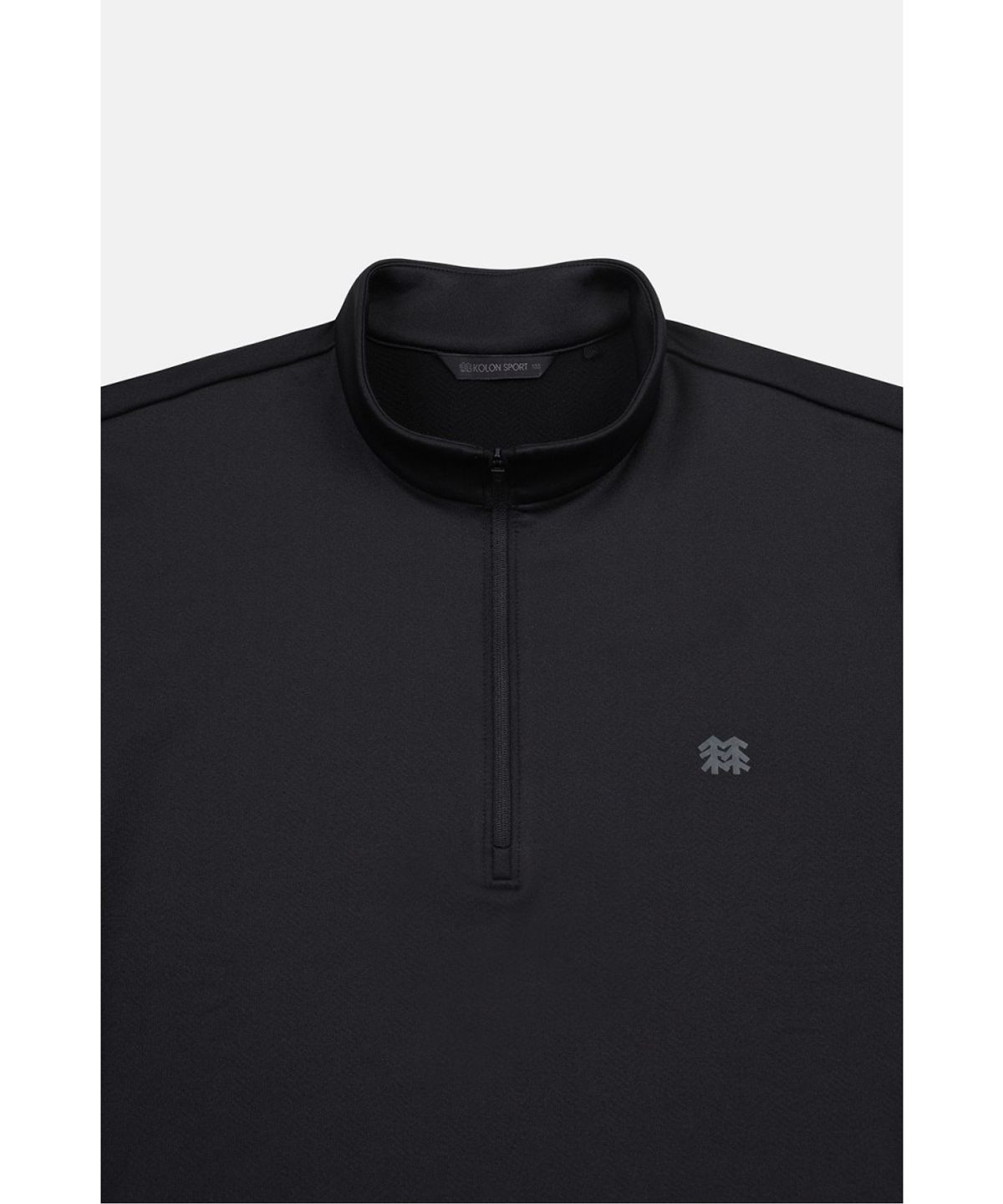 코오롱스포츠(KOLON SPORT) 남성 베이직 집업 티셔츠 JWTBW26251BLK