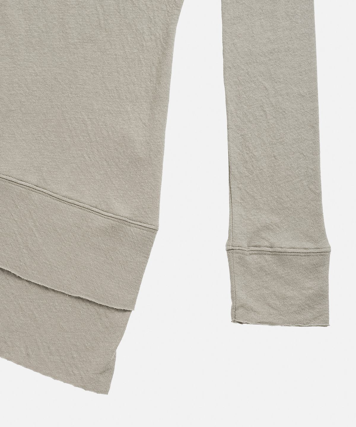 인스턴트펑크(INSTANTFUNK) HENLEY NECK TIERED JERSEY DRESS - LIGHT GREY