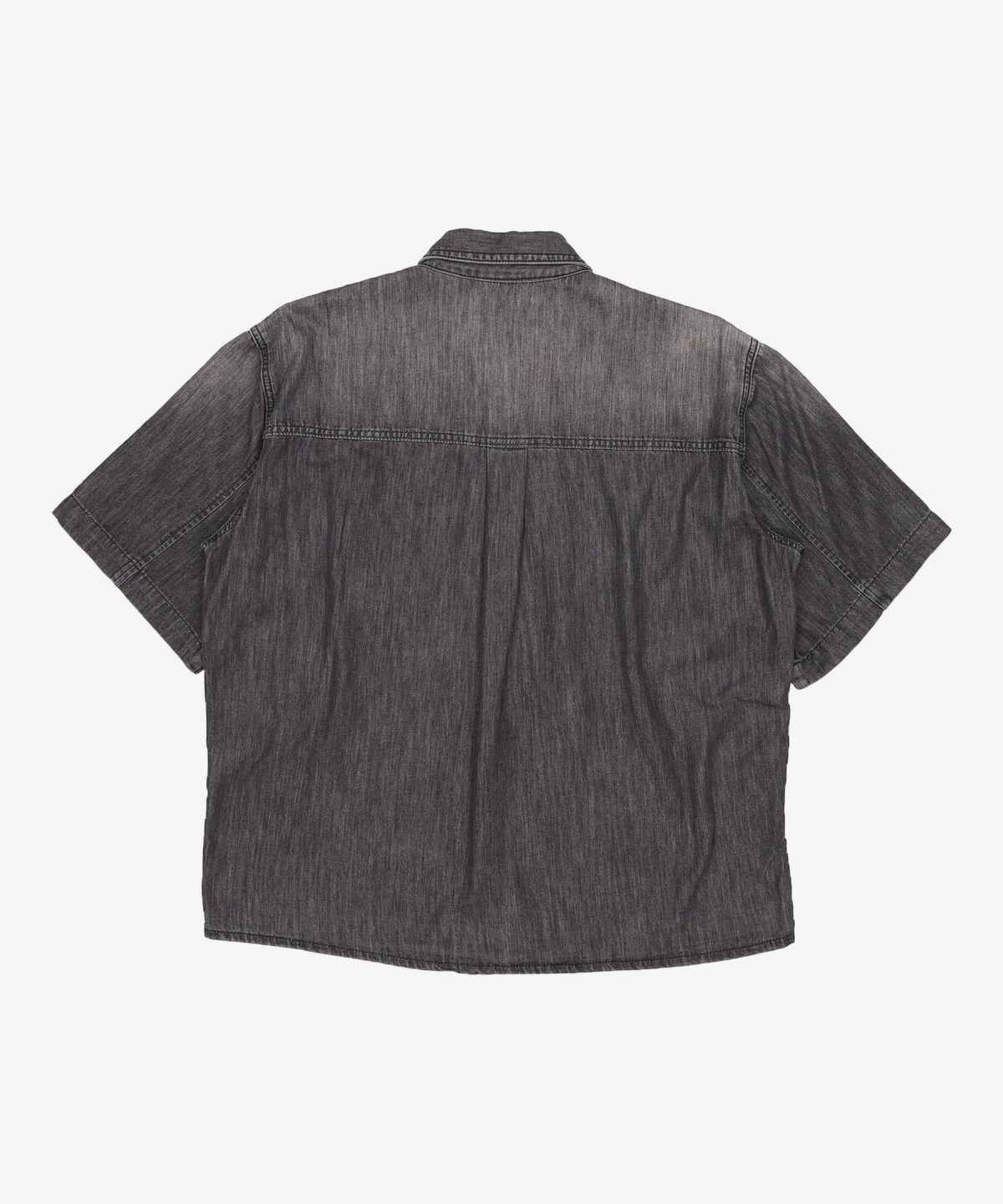 기철(KICHUL) Summer half denim shirt (black) M