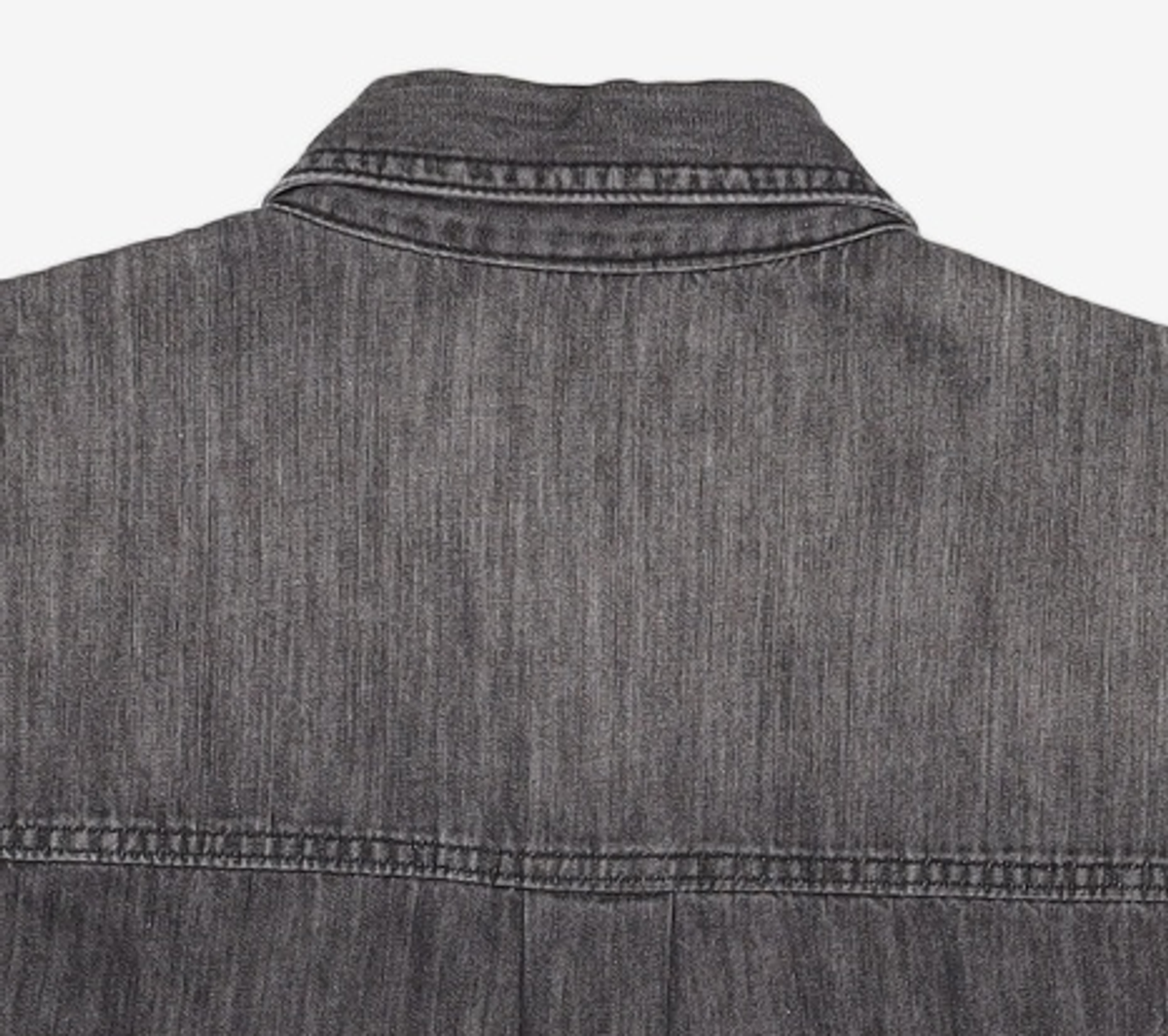 기철(KICHUL) Summer half denim shirt (black) M